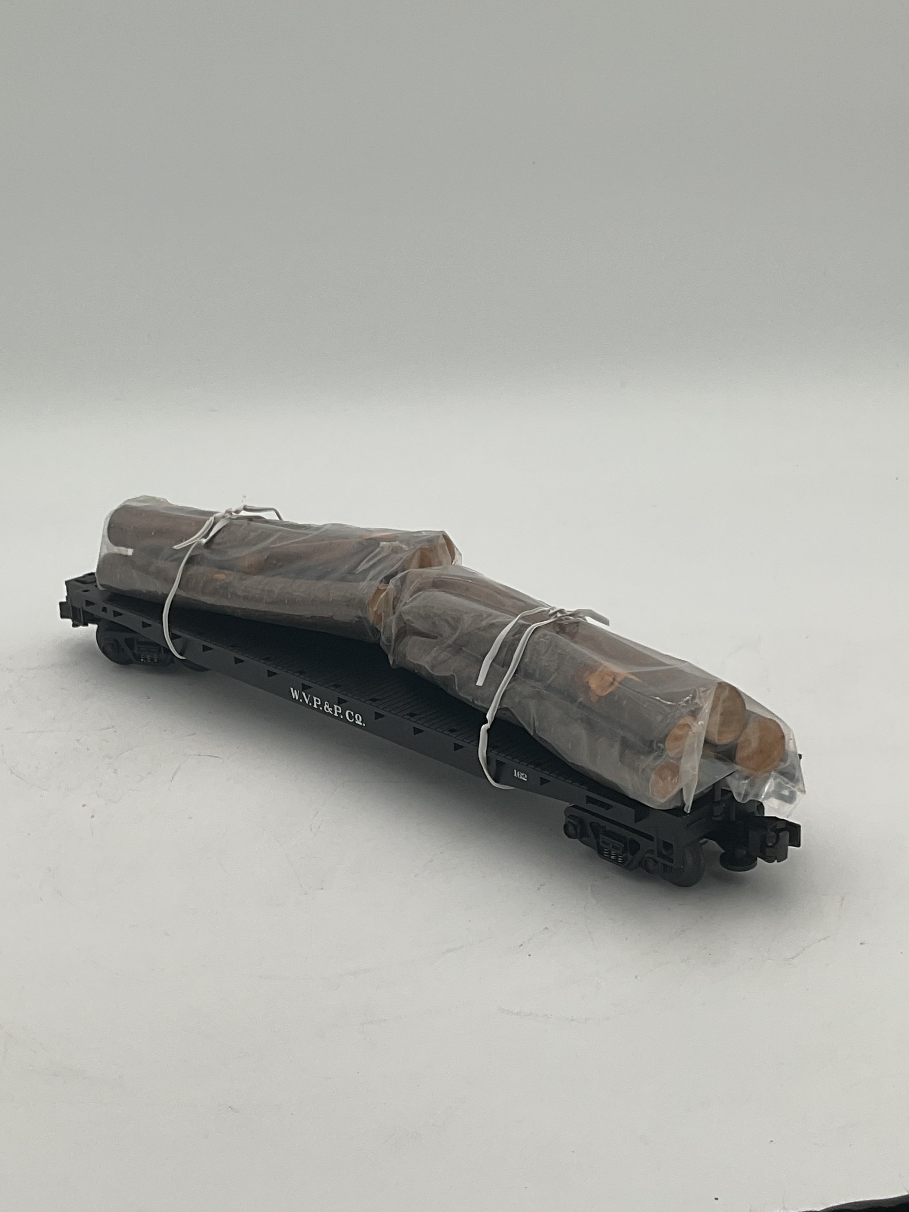 MTH 20-98103B W. Va. Pulp & Paper Log Car w/ Logs