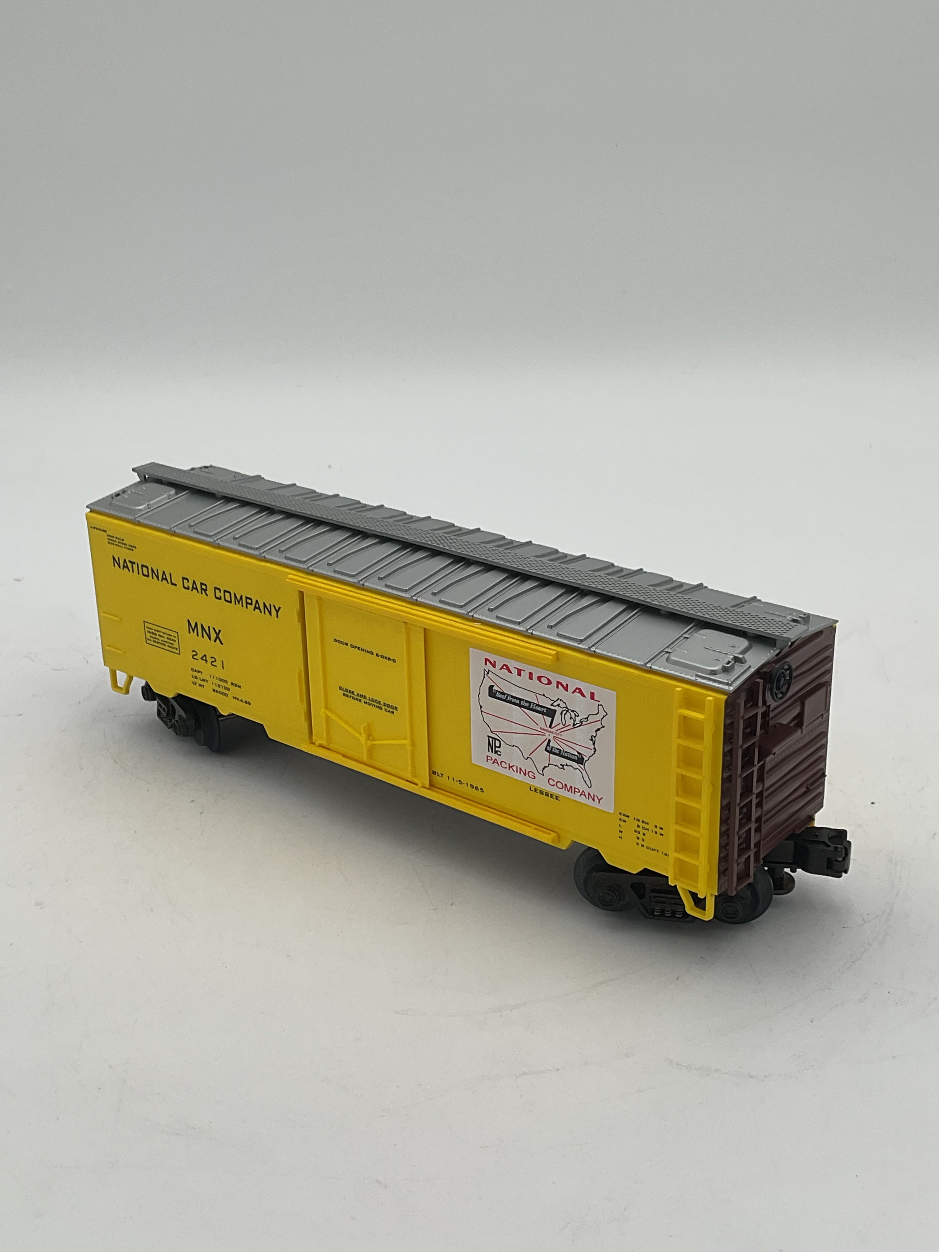 MTH MT-9402L National Car Company O Scale Refrigerator