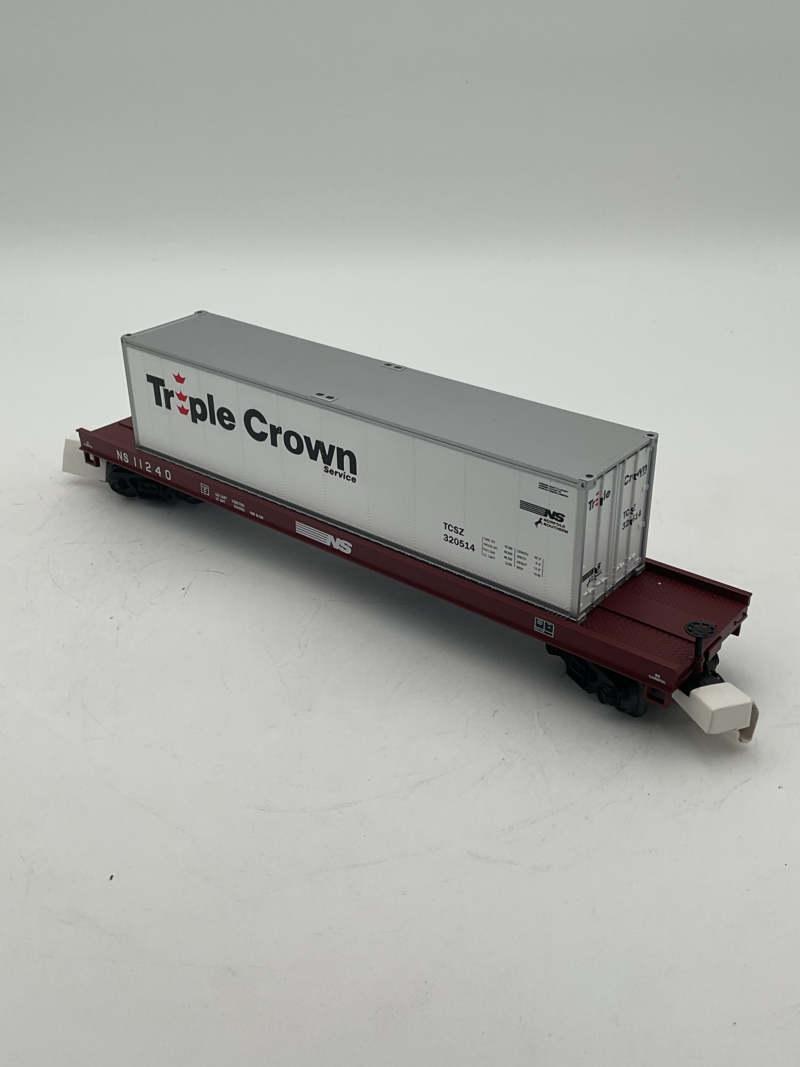 MTH 20-98983 Norfolk Southern (#11240) Flat Car w/ 40’ Container