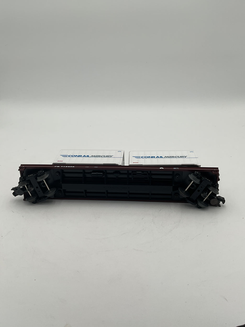 MTH 20-9009B Conrail Flatcar w/ 20’ Trailers