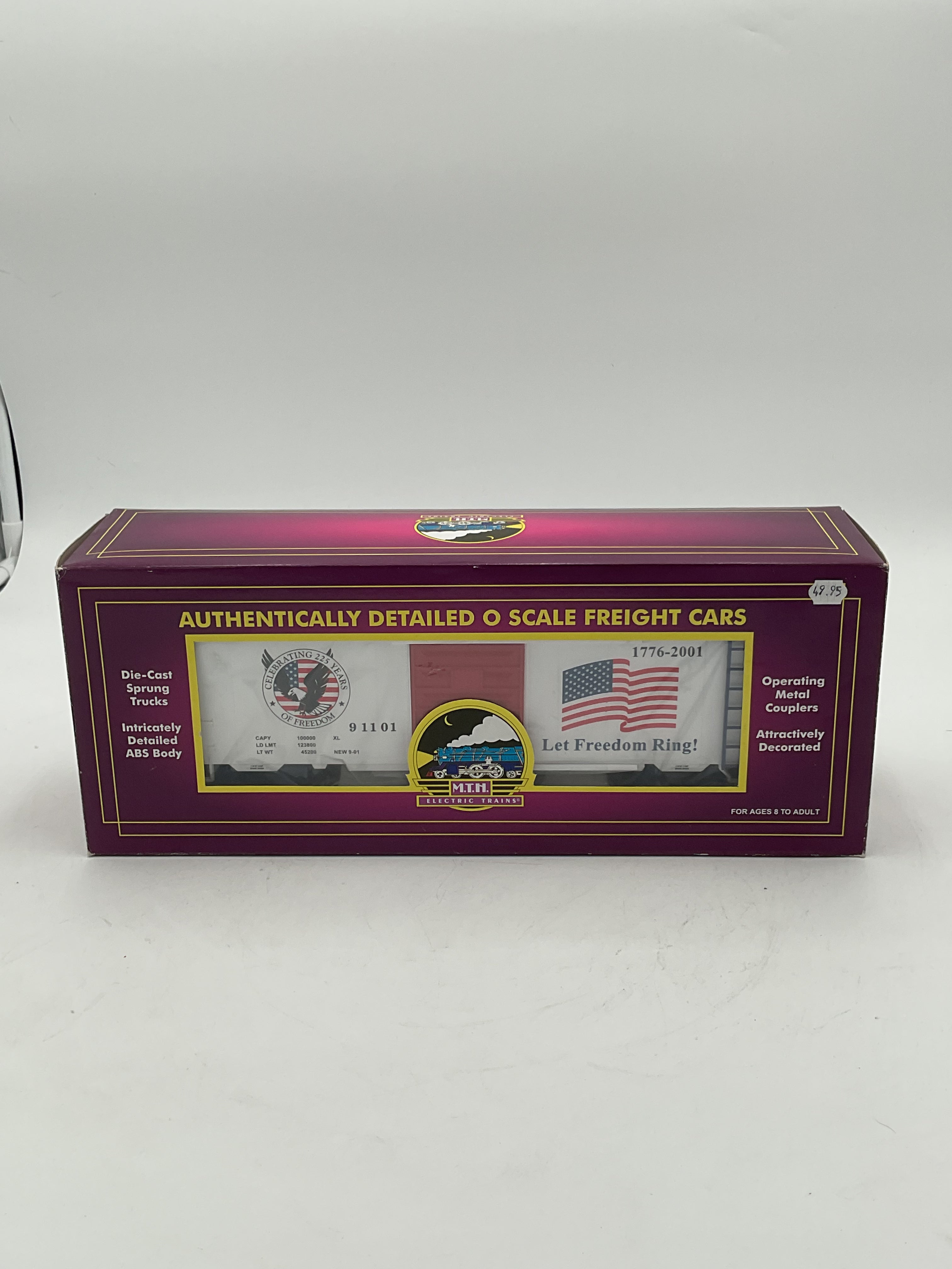 MTH 20-93092 American Freedom 40’ Single Door Box Car