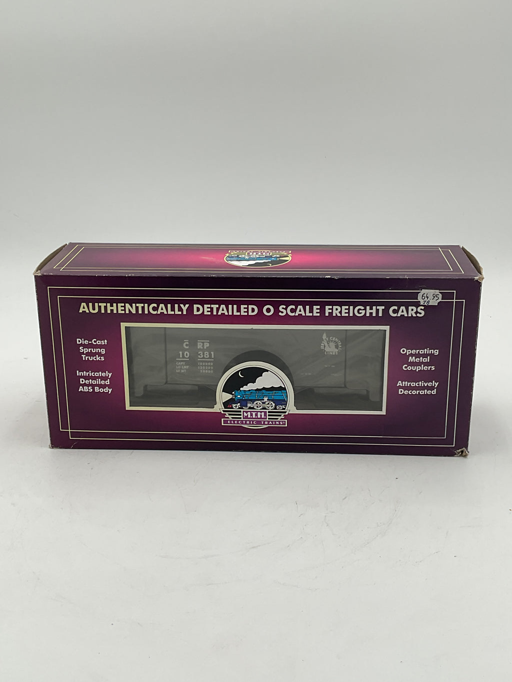 MTH 20-97268 Central Railroad of Pennsylvania 2-Bay Fish Belly Hopper Car w/ Coal