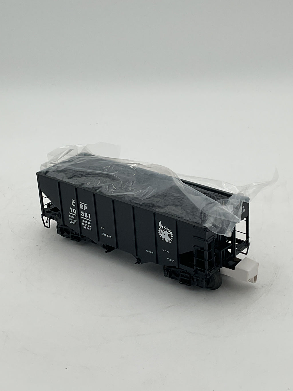 MTH 20-97268 Central Railroad of Pennsylvania 2-Bay Fish Belly Hopper Car w/ Coal