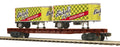 MTH 20-95508 Pennsylvania (#175254) Flat Car w/(2) PUP Trailers