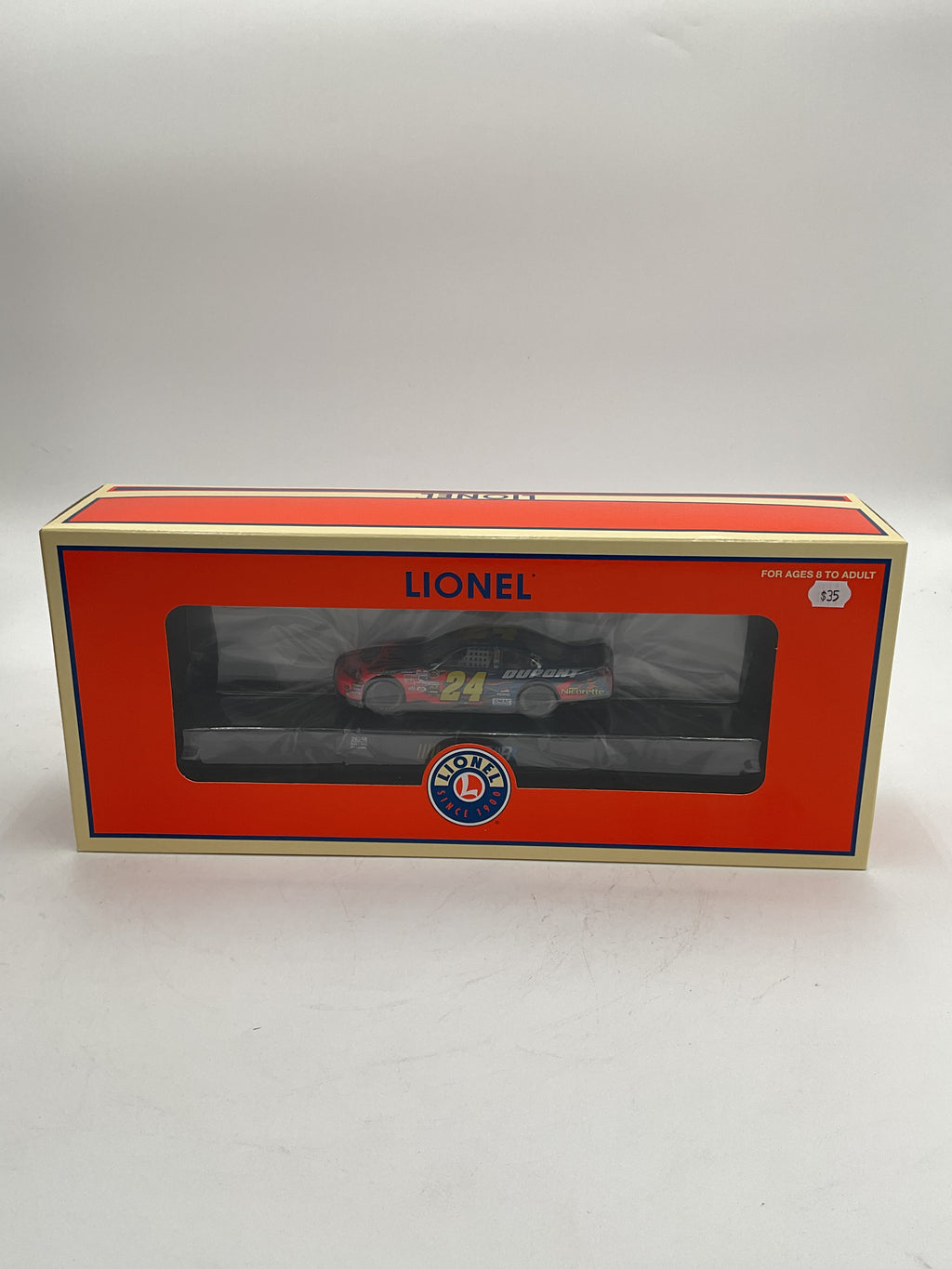 Lionel O 26348 Jeff Gordon Flatcar with Stock Car