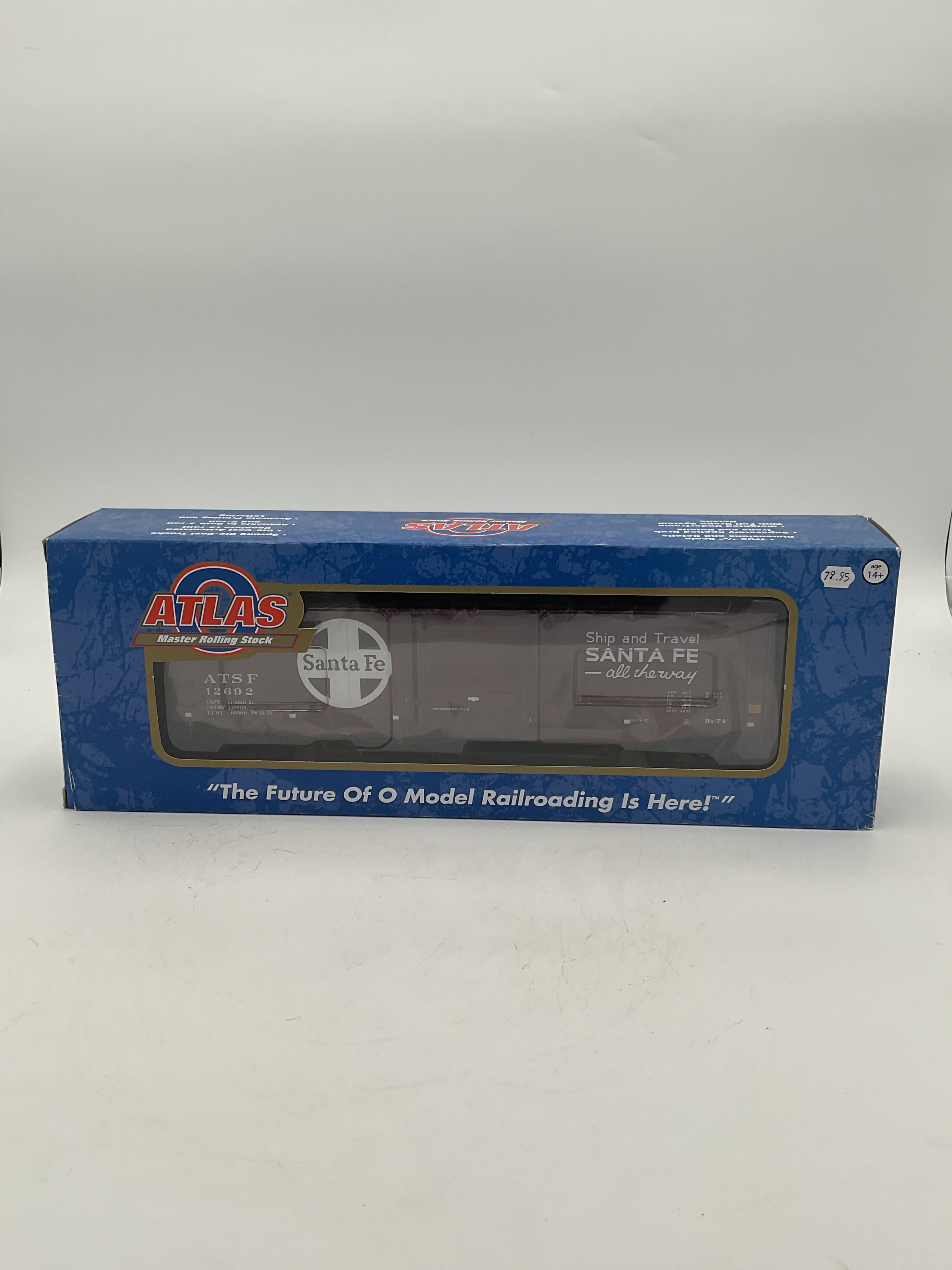 Atlas O  3005706-2 Santa Fe 50’ PS-1 Single Door Box Car (modernized)