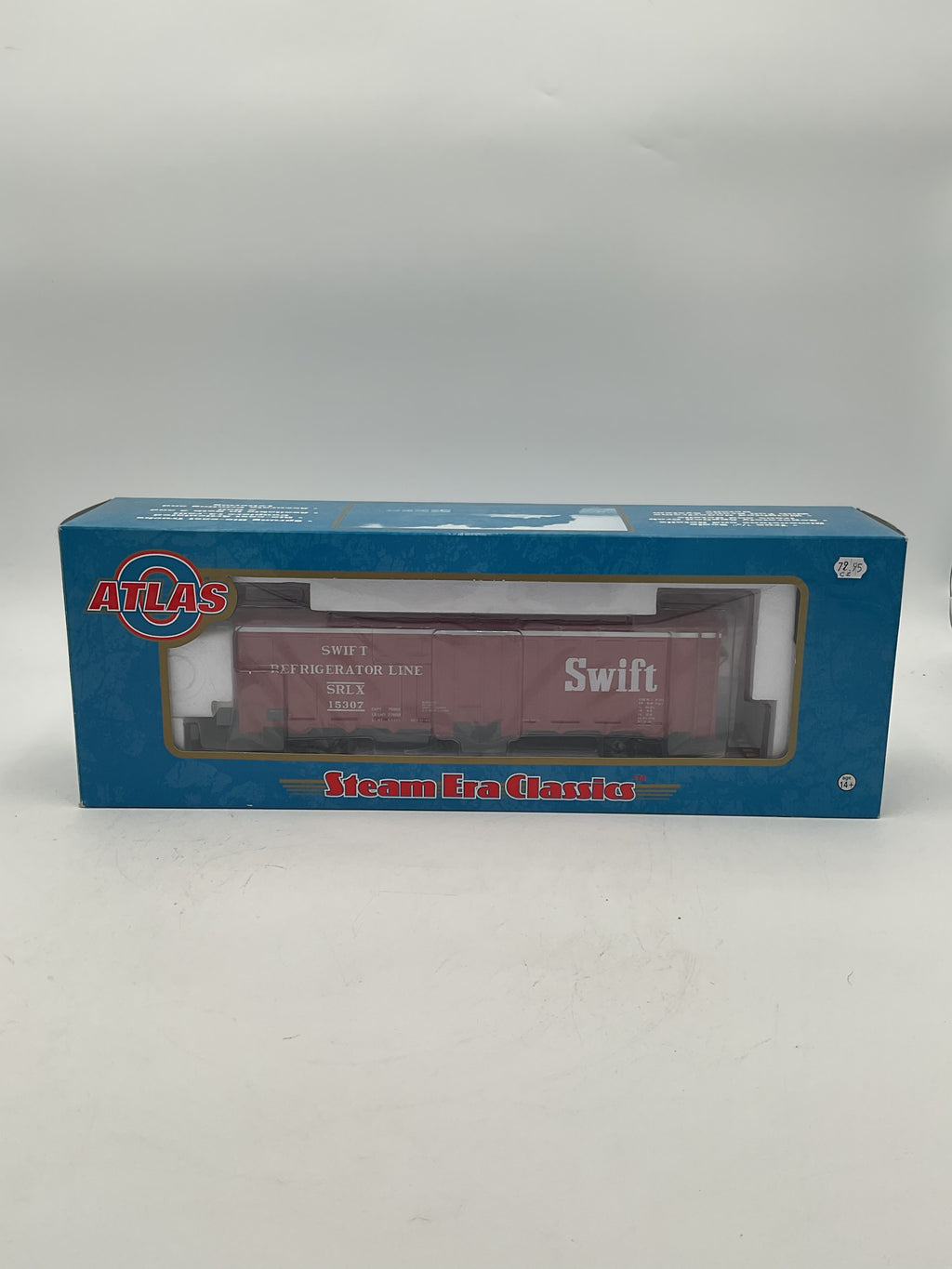 Atlas 8534-1 “O” 40’ Steel Reefer - Swift #15307 [3-Rail]