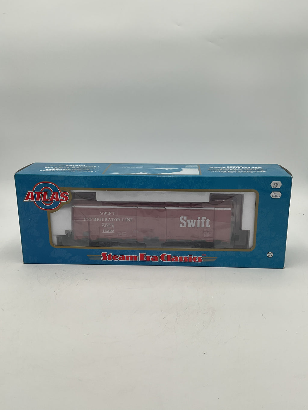 Atlas 8534-2 “O” 40’ Steel Reefer- Swift #15392 [3 Rail]