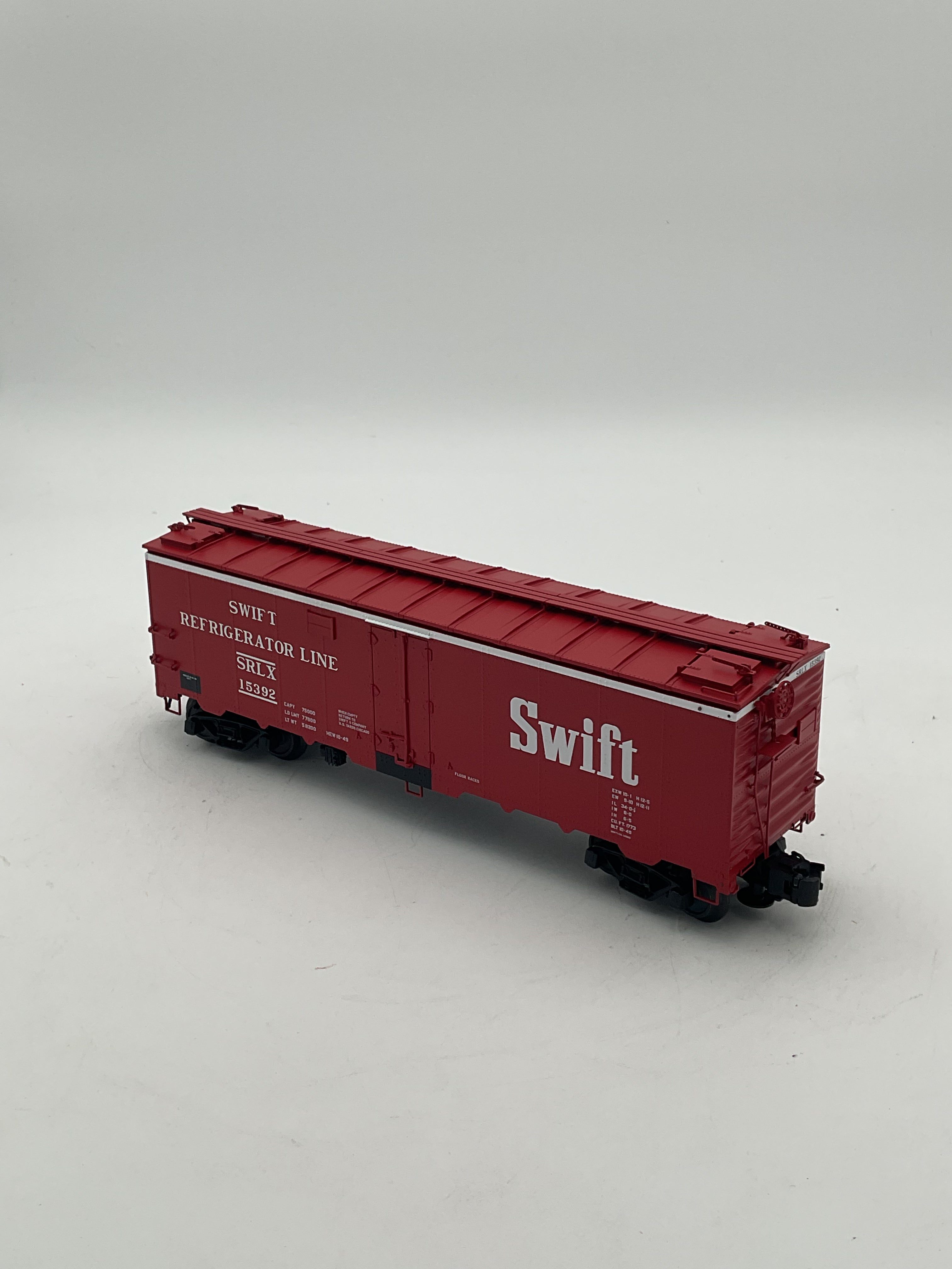 Atlas 8534-2 “O” 40’ Steel Reefer- Swift #15392 [3 Rail]