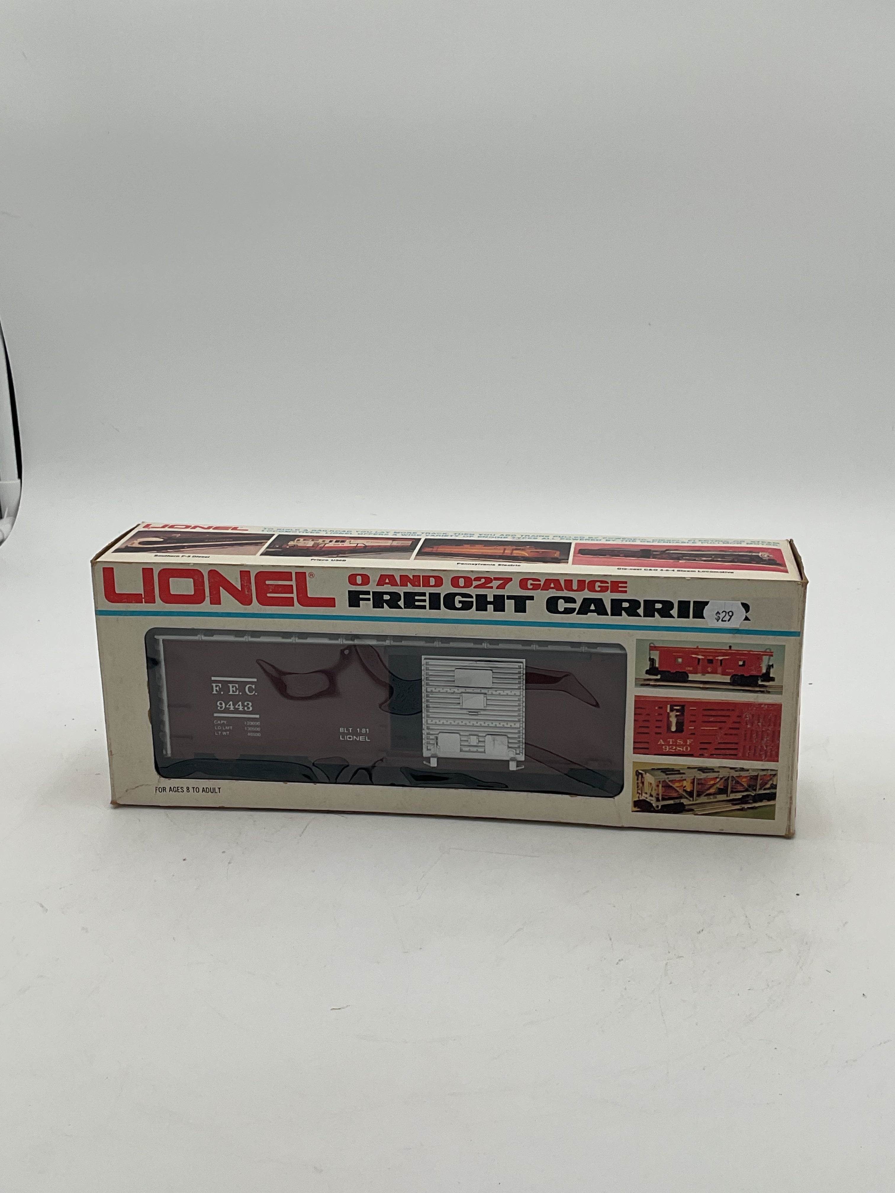 Lionel O 9443 Florida East Coast Railway Box Car