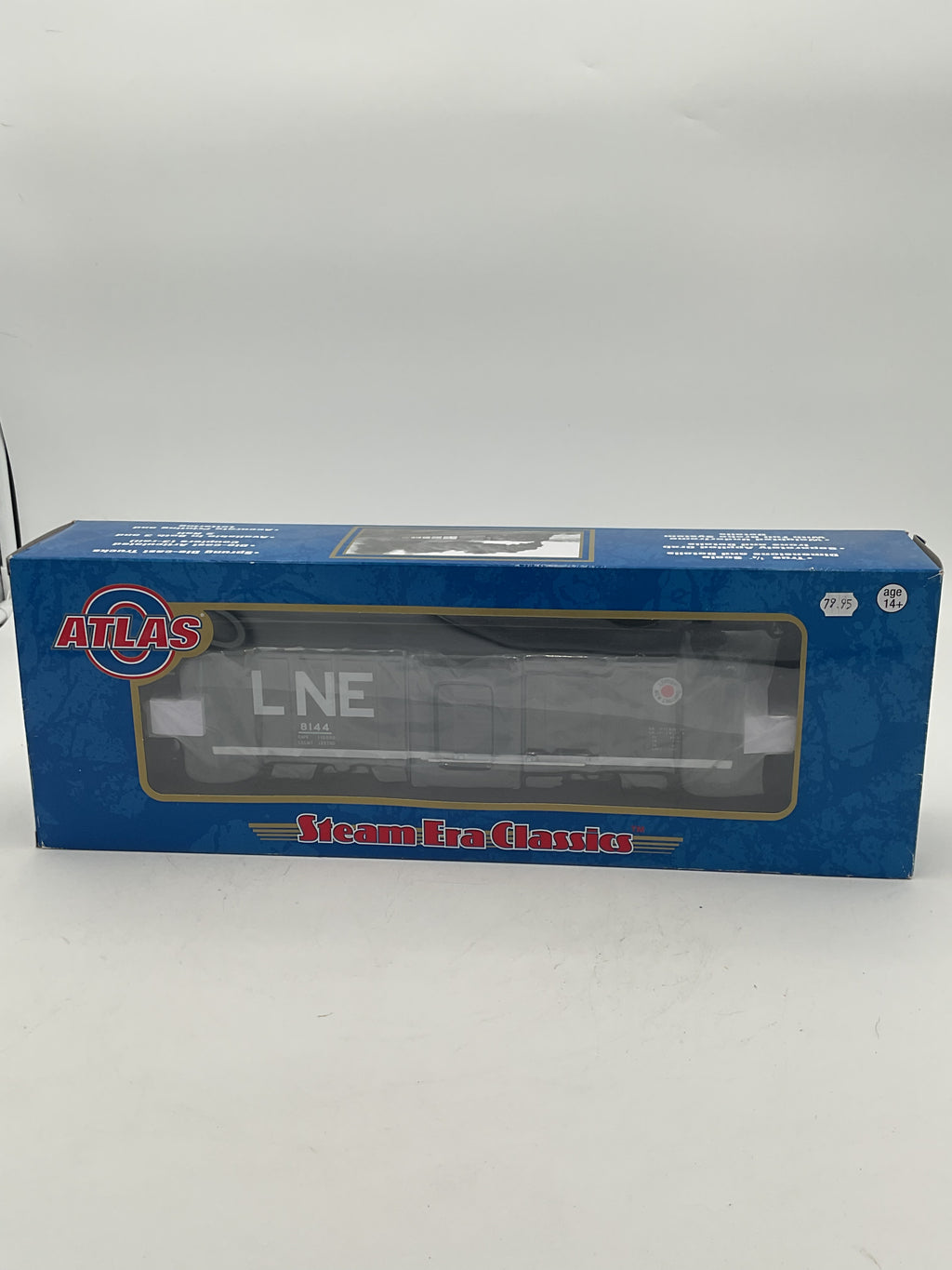 Atlas O 3001919-1 1923 ARA [X-29] 40’ Steel Box Car Lehigh & New England #8144 [3-Rail]