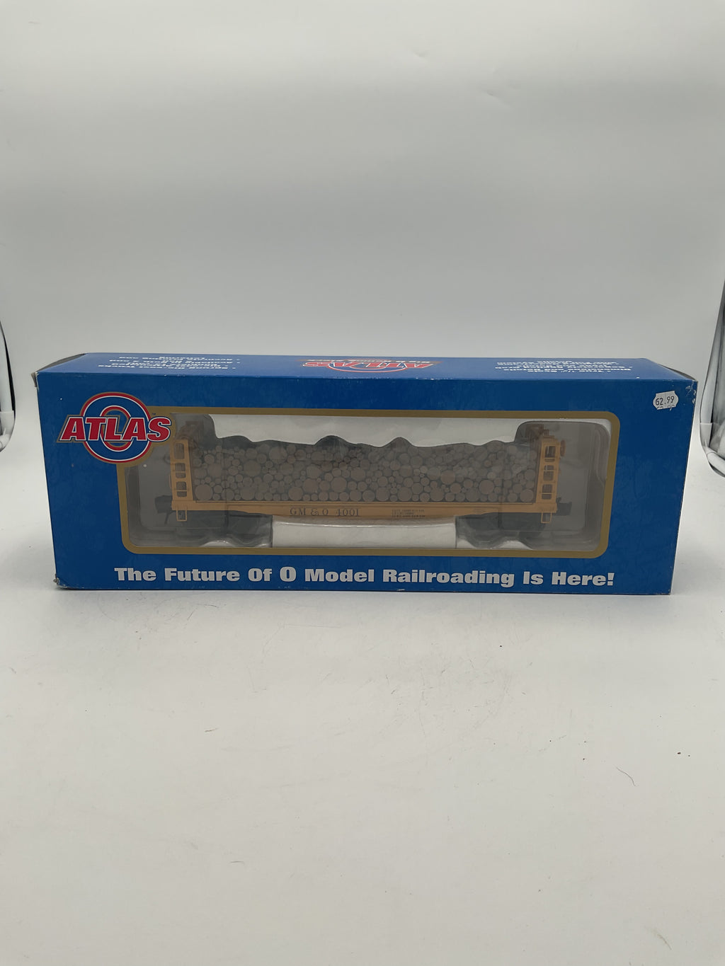 Atlas O 6284-2 Pulpwood Flat Car Gulf Mobile & Ohio #4001 [3-Rail]