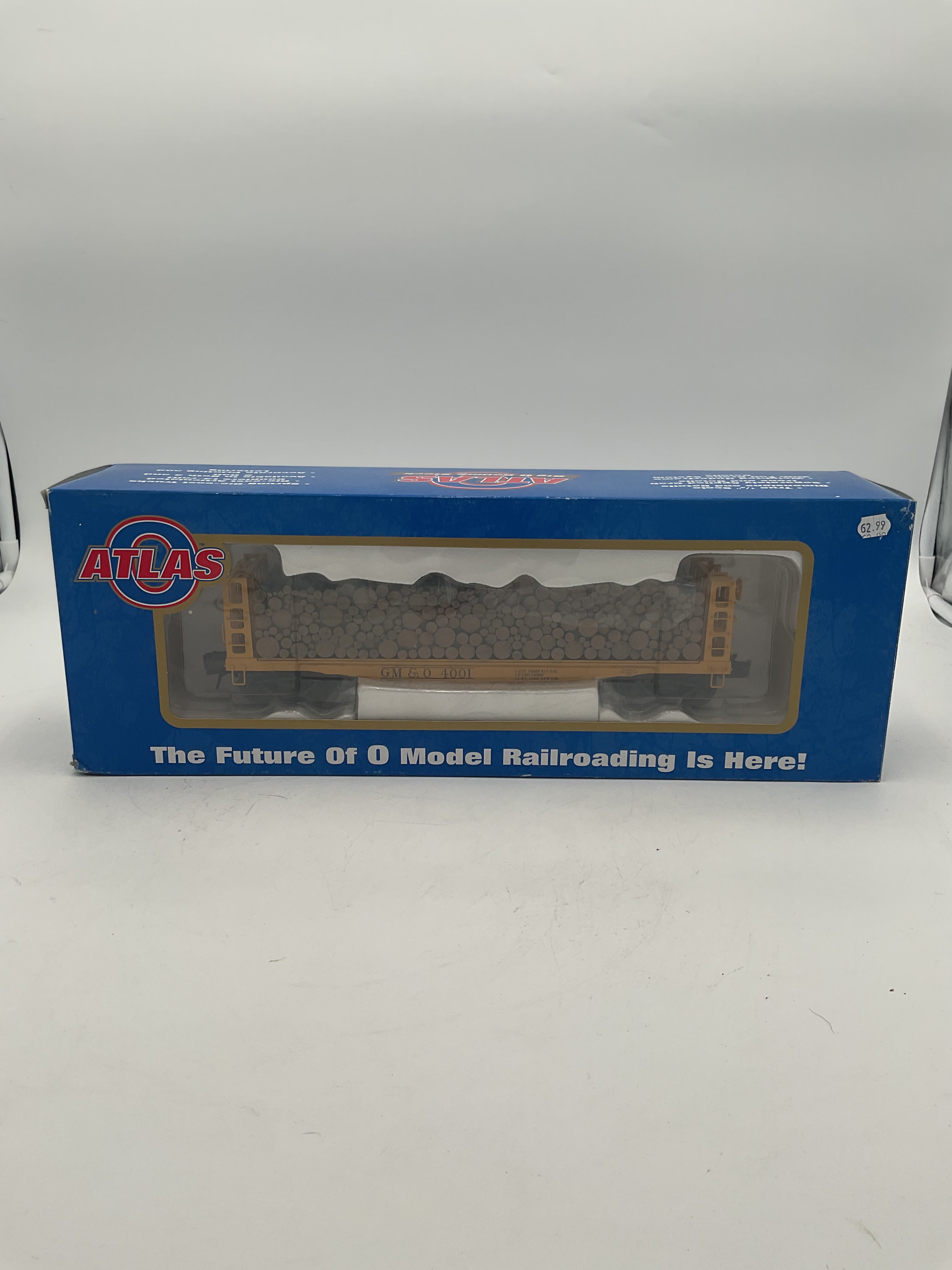 Atlas O 6284-2 Pulpwood Flat Car Gulf Mobile & Ohio #4001 [3-Rail]