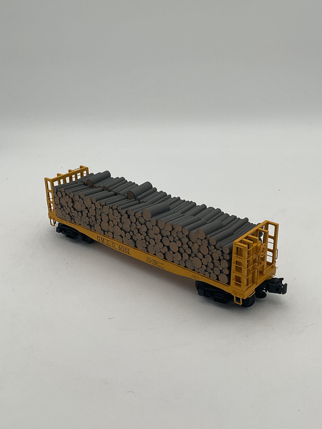 Atlas O 6284-2 Pulpwood Flat Car Gulf Mobile & Ohio #4001 [3-Rail]