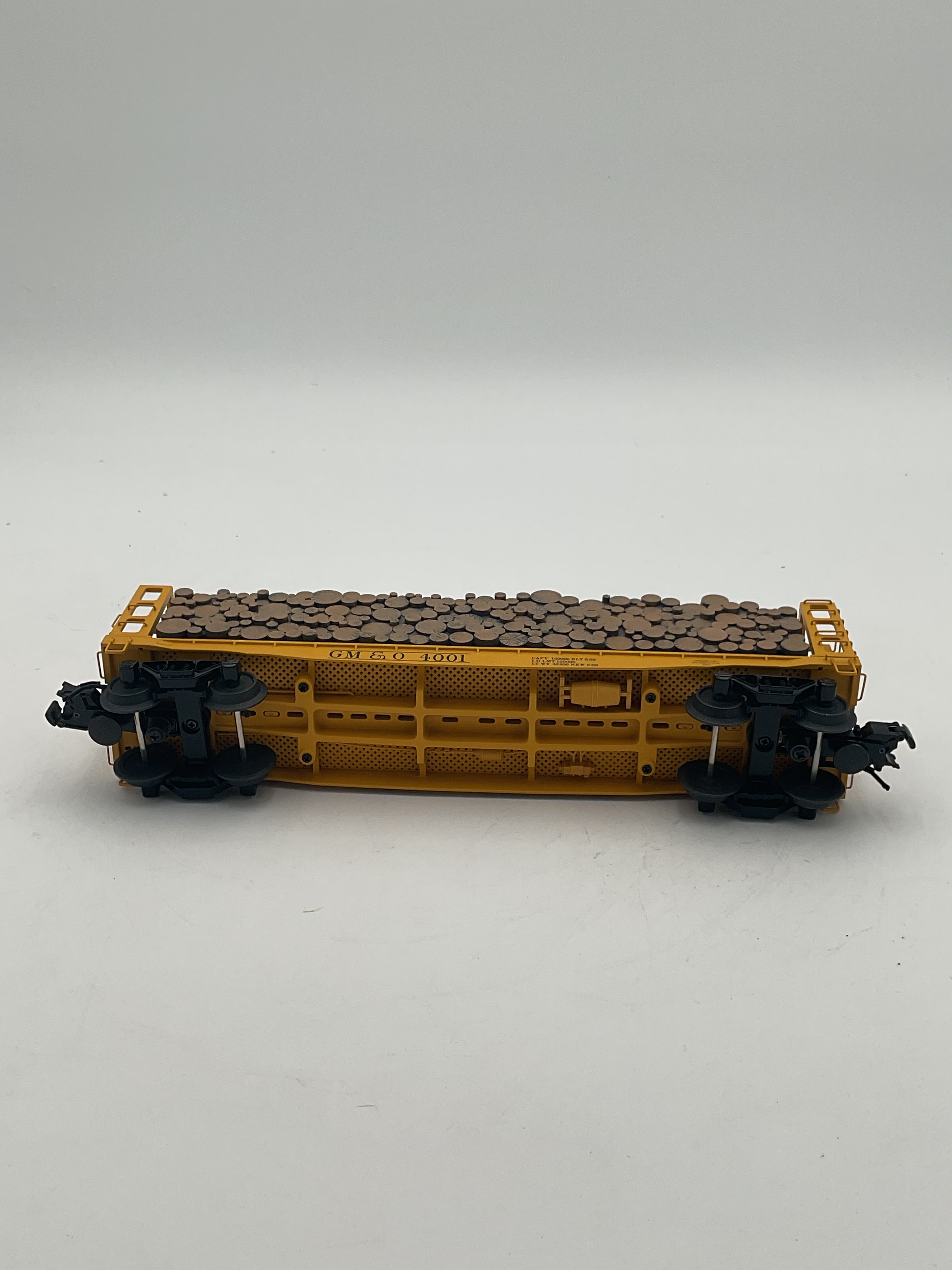 Atlas O 6284-2 Pulpwood Flat Car Gulf Mobile & Ohio #4001 [3-Rail]