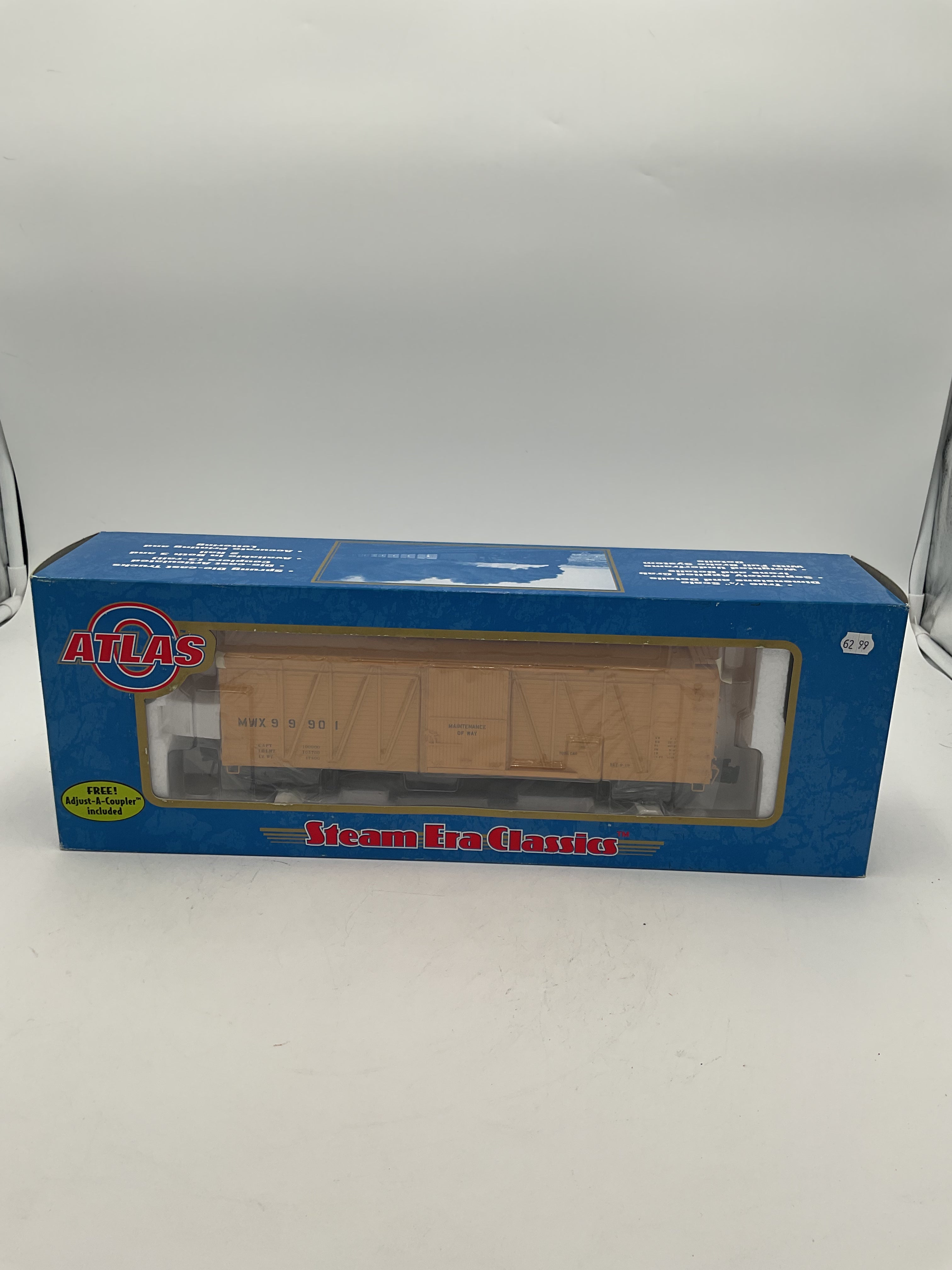 Atlas O 6449-2 USRA Single Sheathed Box Car Maintenance of Way (Yellow) #99901 (3 Rail)