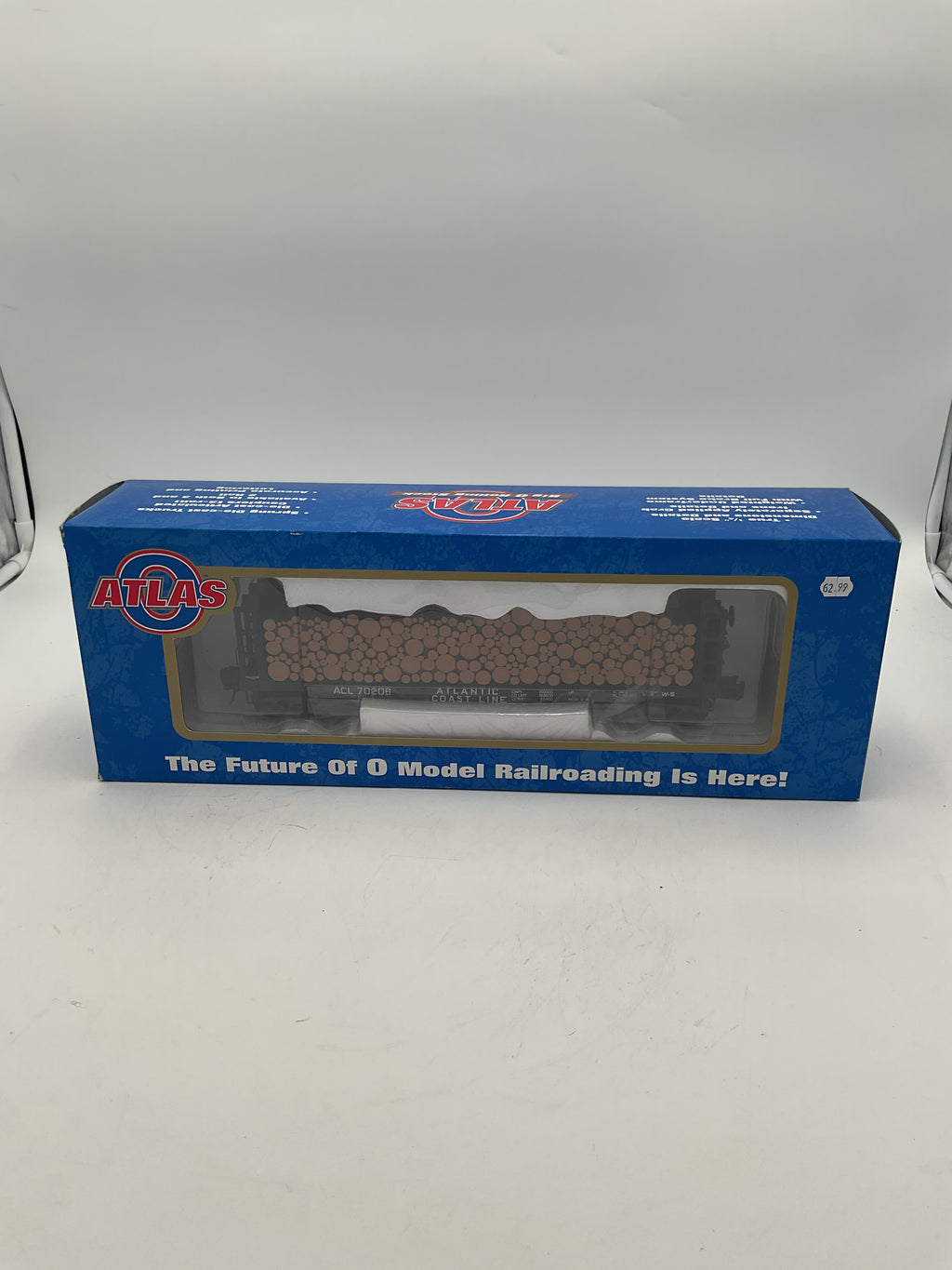 Atlas O 6277 GSC Pulpwood Flat Car Atlantic Coast Line #70206