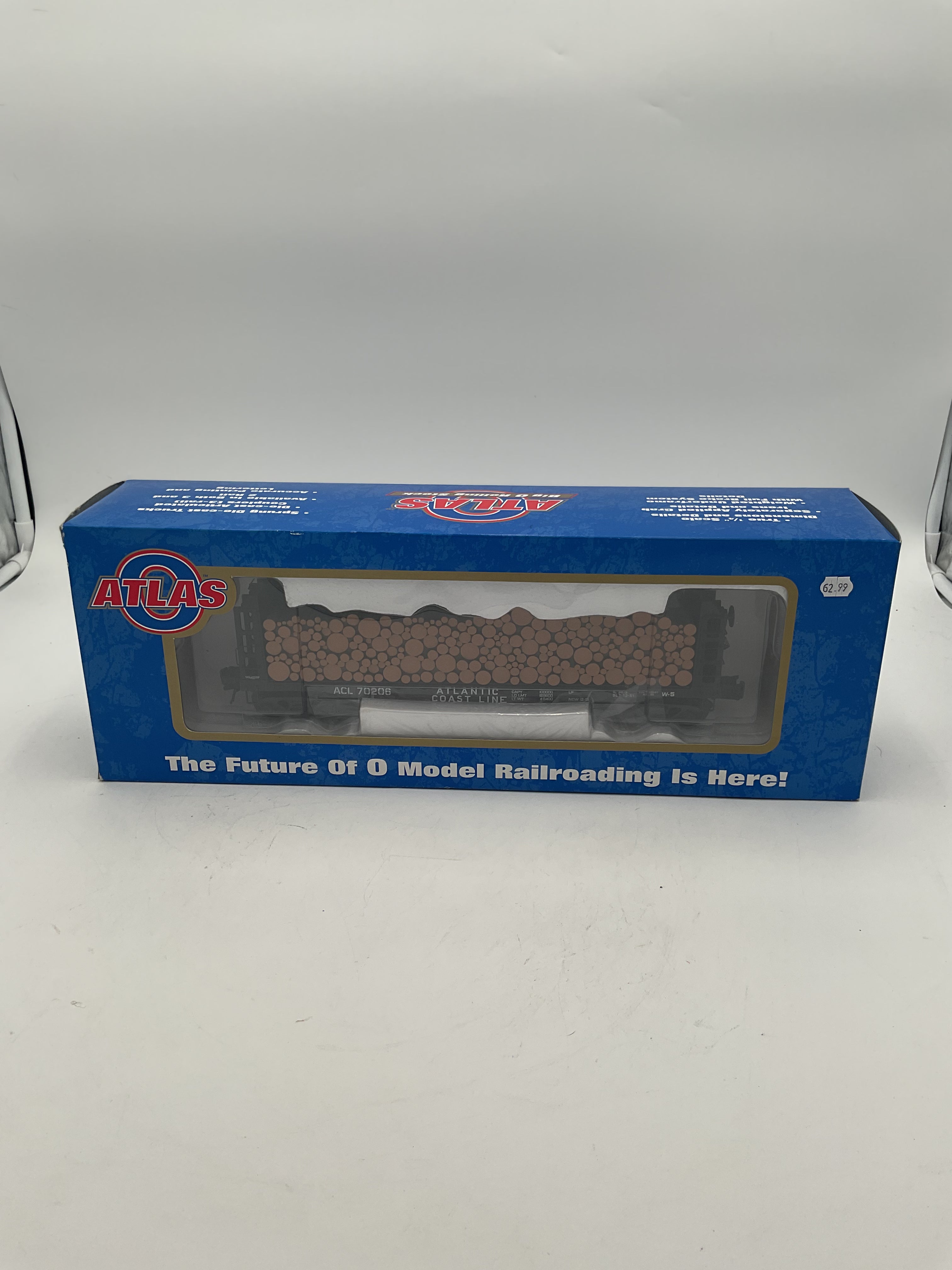 Atlas O 6277 GSC Pulpwood Flat Car Atlantic Coast Line #70206