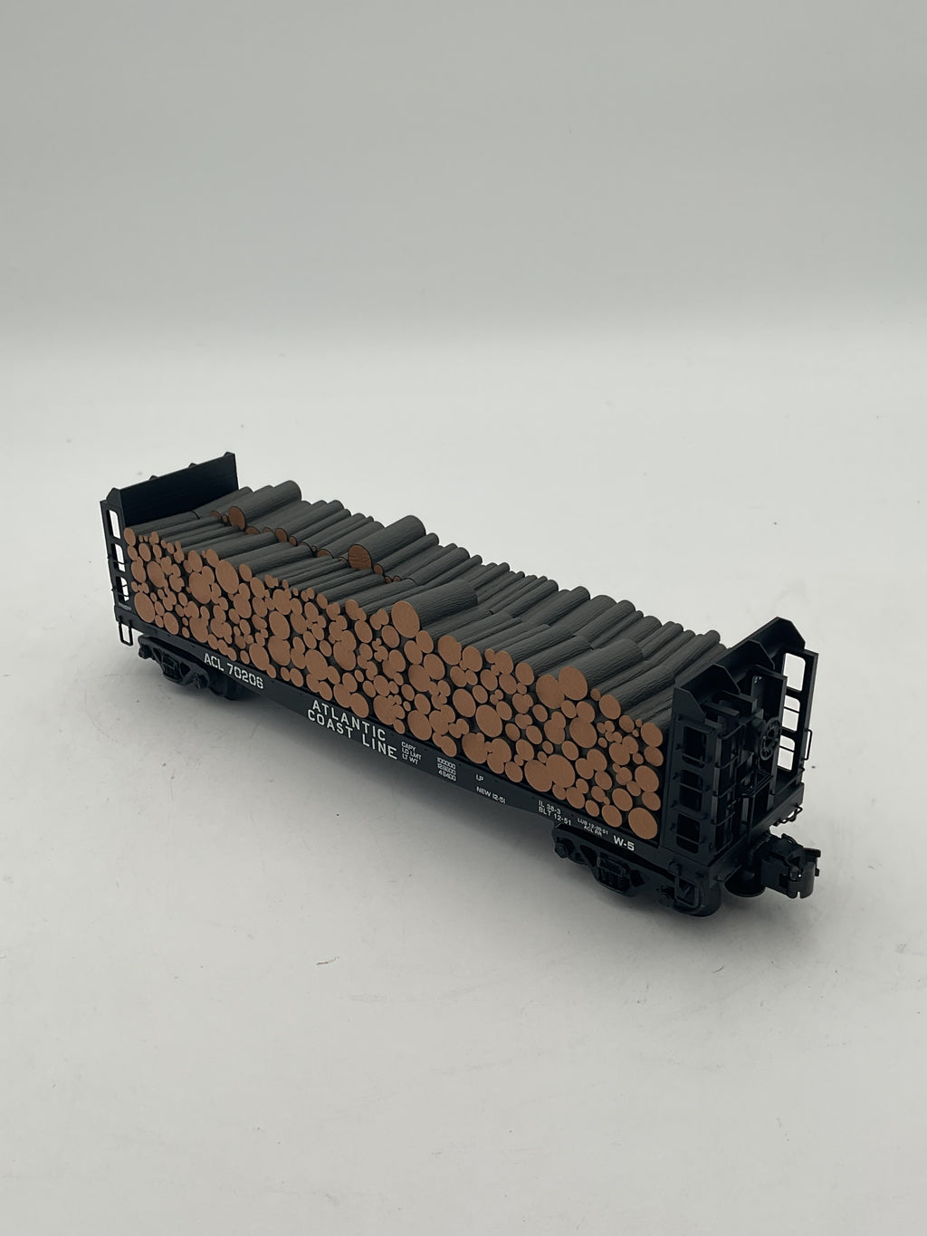 Atlas O 6277 GSC Pulpwood Flat Car Atlantic Coast Line #70206
