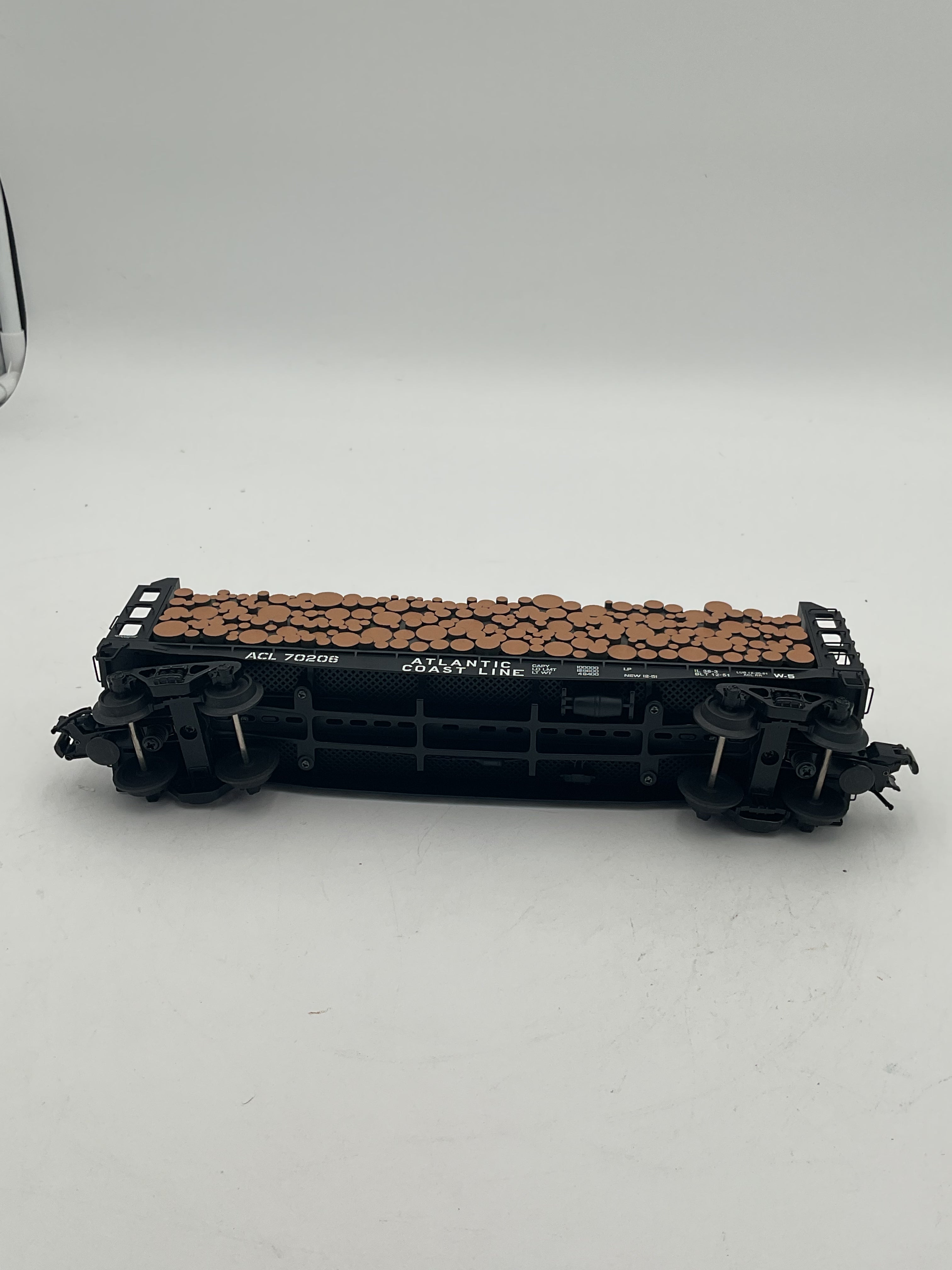 Atlas O 6277 GSC Pulpwood Flat Car Atlantic Coast Line #70206