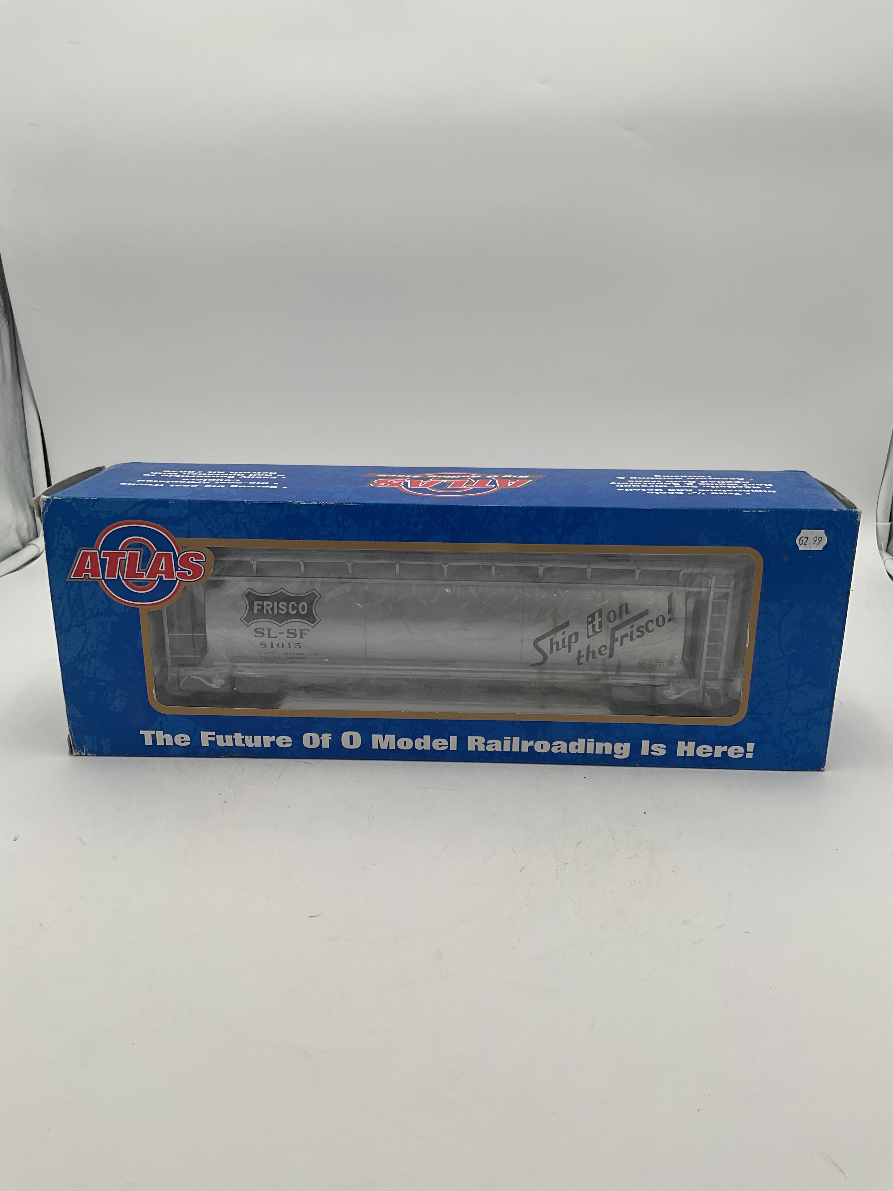 Atlas O 6333 ACF 6-Bay Cylindrical Hopper Item #6333-1 Frisco 81015