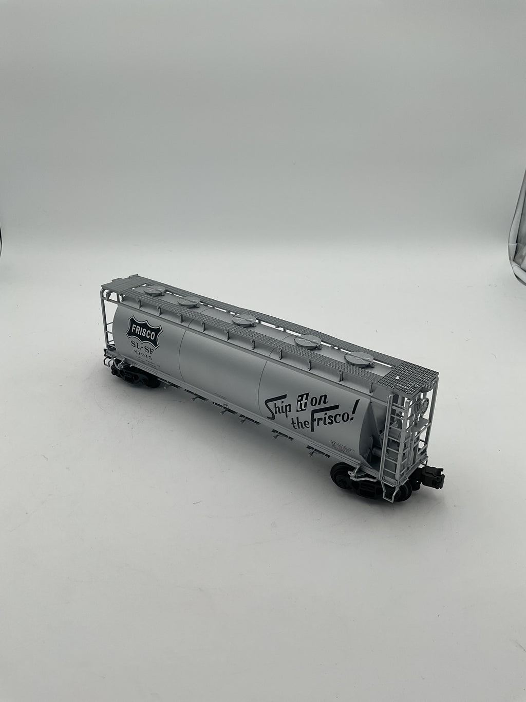 Atlas O 6333 ACF 6-Bay Cylindrical Hopper Item #6333-1 Frisco 81015