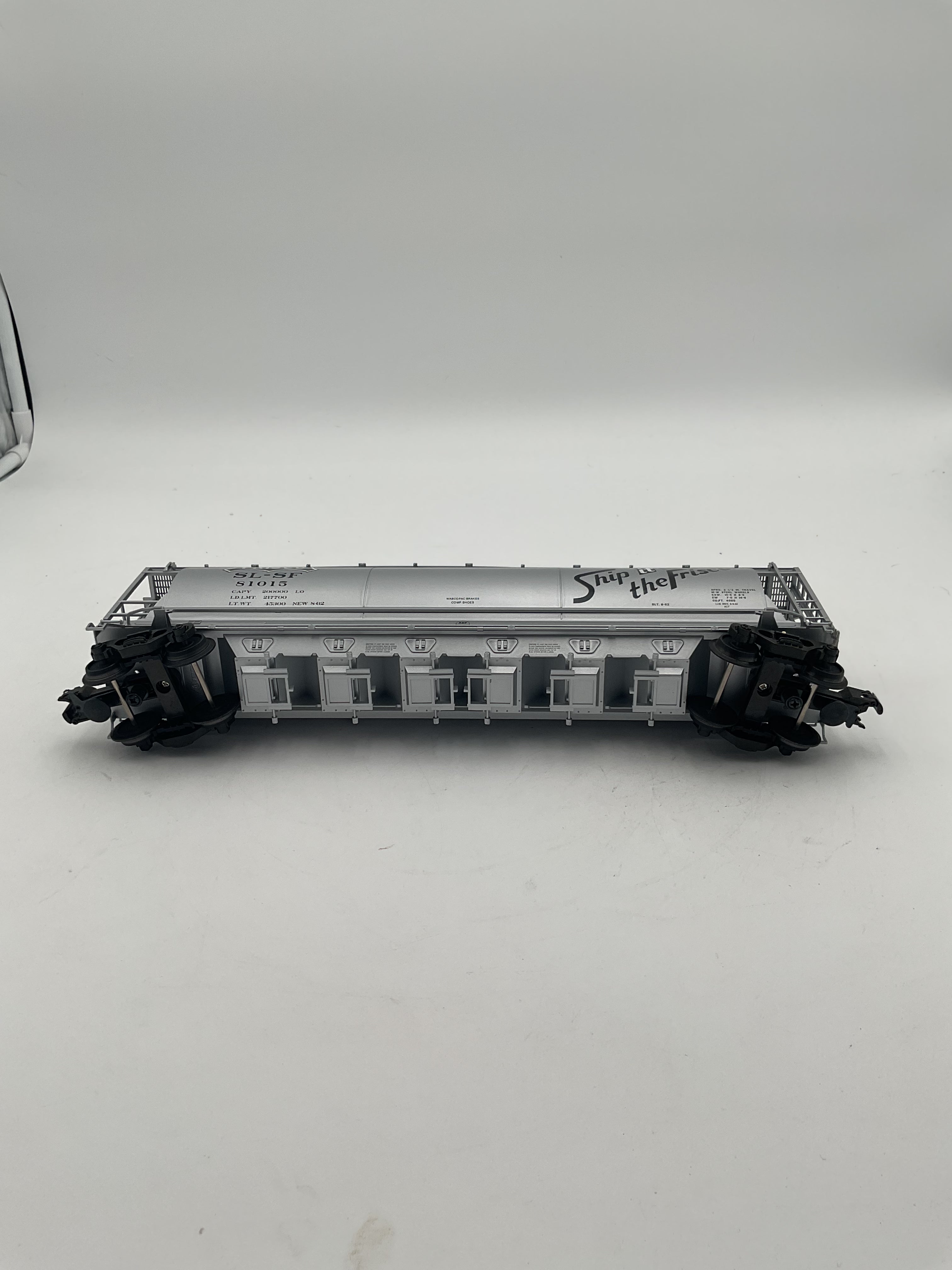 Atlas O 6333 ACF 6-Bay Cylindrical Hopper Item #6333-1 Frisco 81015