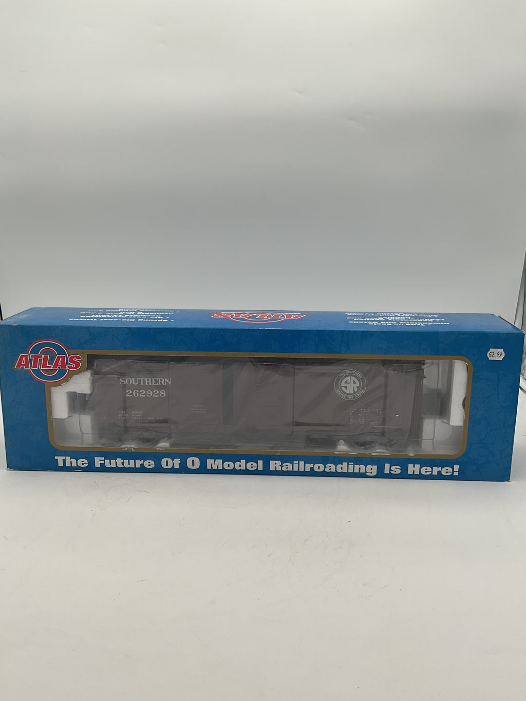 Atlas O 8414-2 O 50’ Double Door Box Car Southern #262928 [3-Rail]