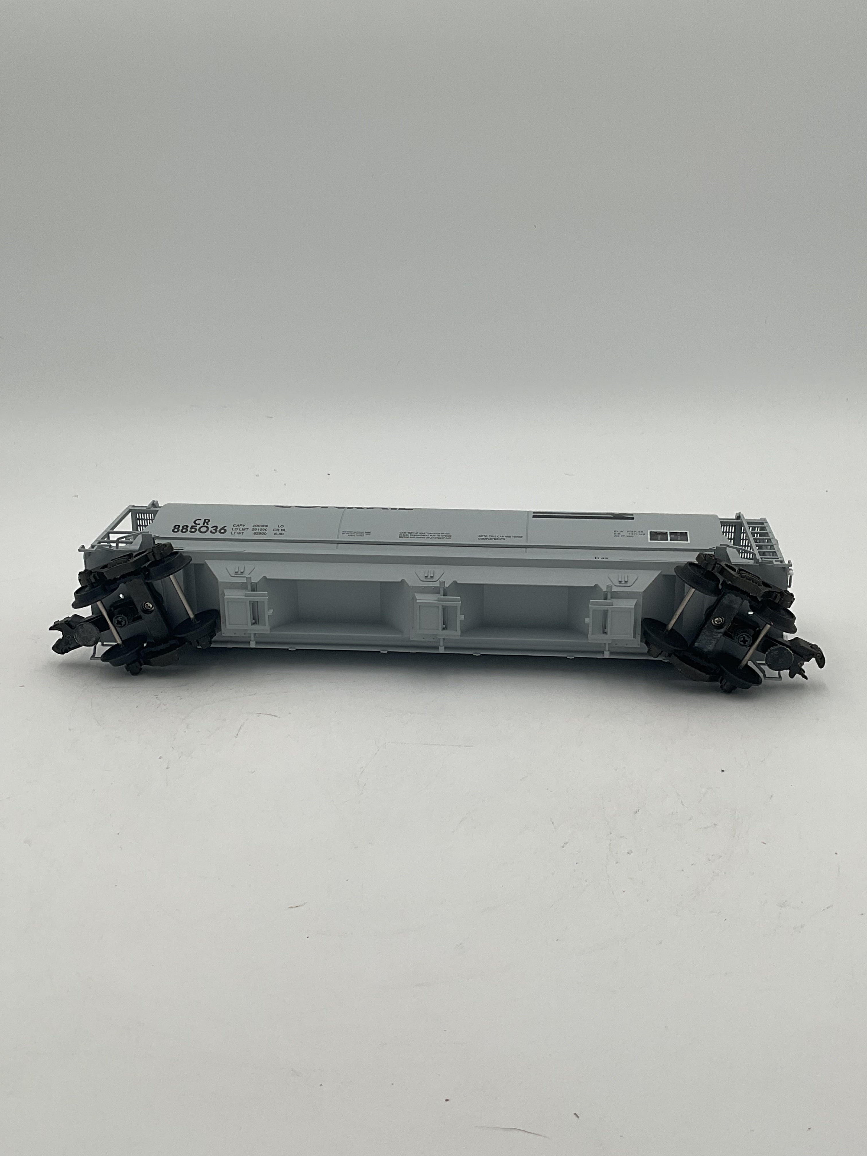Atlas 6302-2 ACF 3-Bay Cylindrical Hopper Item Conrail CR 885036