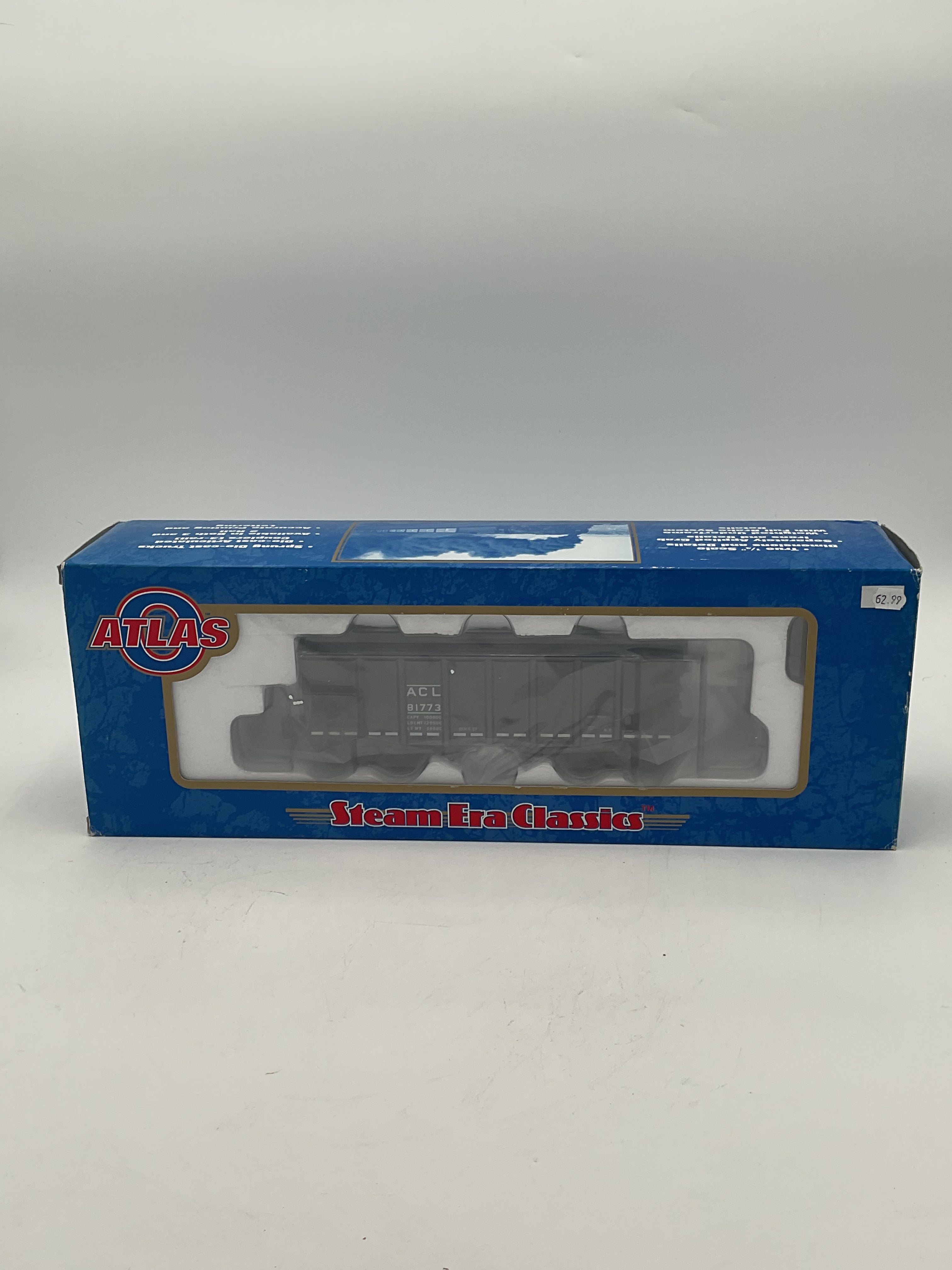 Atlas O 81773 55 Ton Fishbelly Hopper Car Item #6761-1 ACL #81773 (3 Rail)