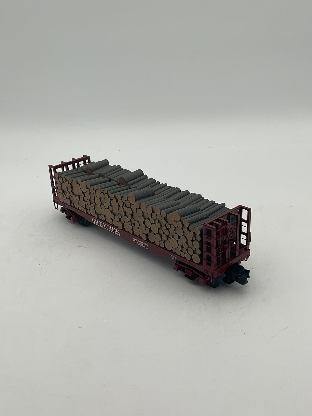 Atlas O 6284 Pulpwood  Flat Car Gulf Mobile & Ohio #4028 [3 Rail]