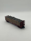 Atlas O 6284 Pulpwood  Flat Car Gulf Mobile & Ohio #4028 [3 Rail]
