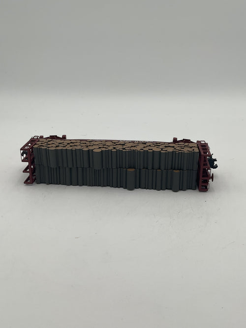 Atlas O 6284 Pulpwood  Flat Car Gulf Mobile & Ohio #4028 [3 Rail]