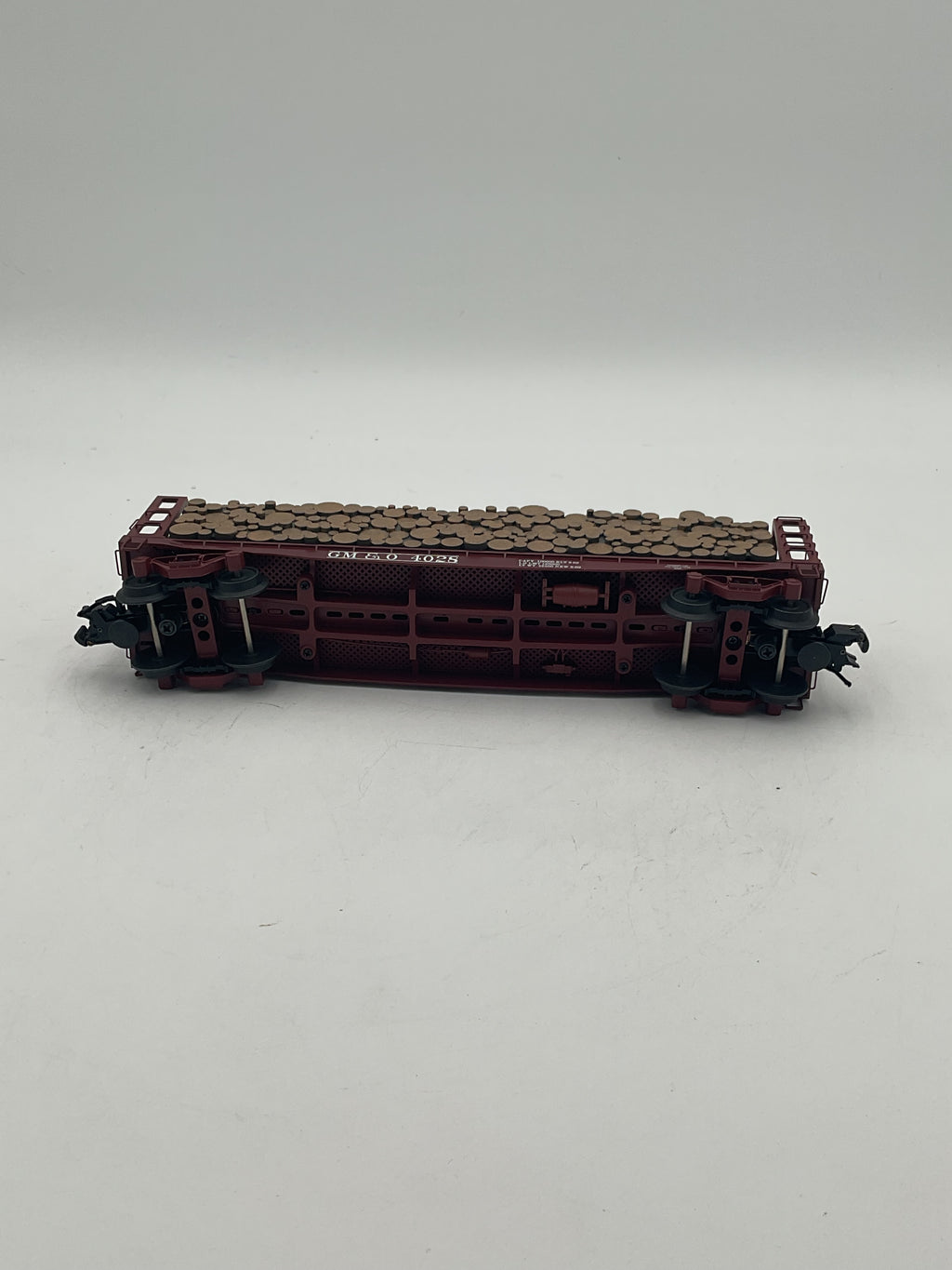 Atlas O 6284 Pulpwood  Flat Car Gulf Mobile & Ohio #4028 [3 Rail]
