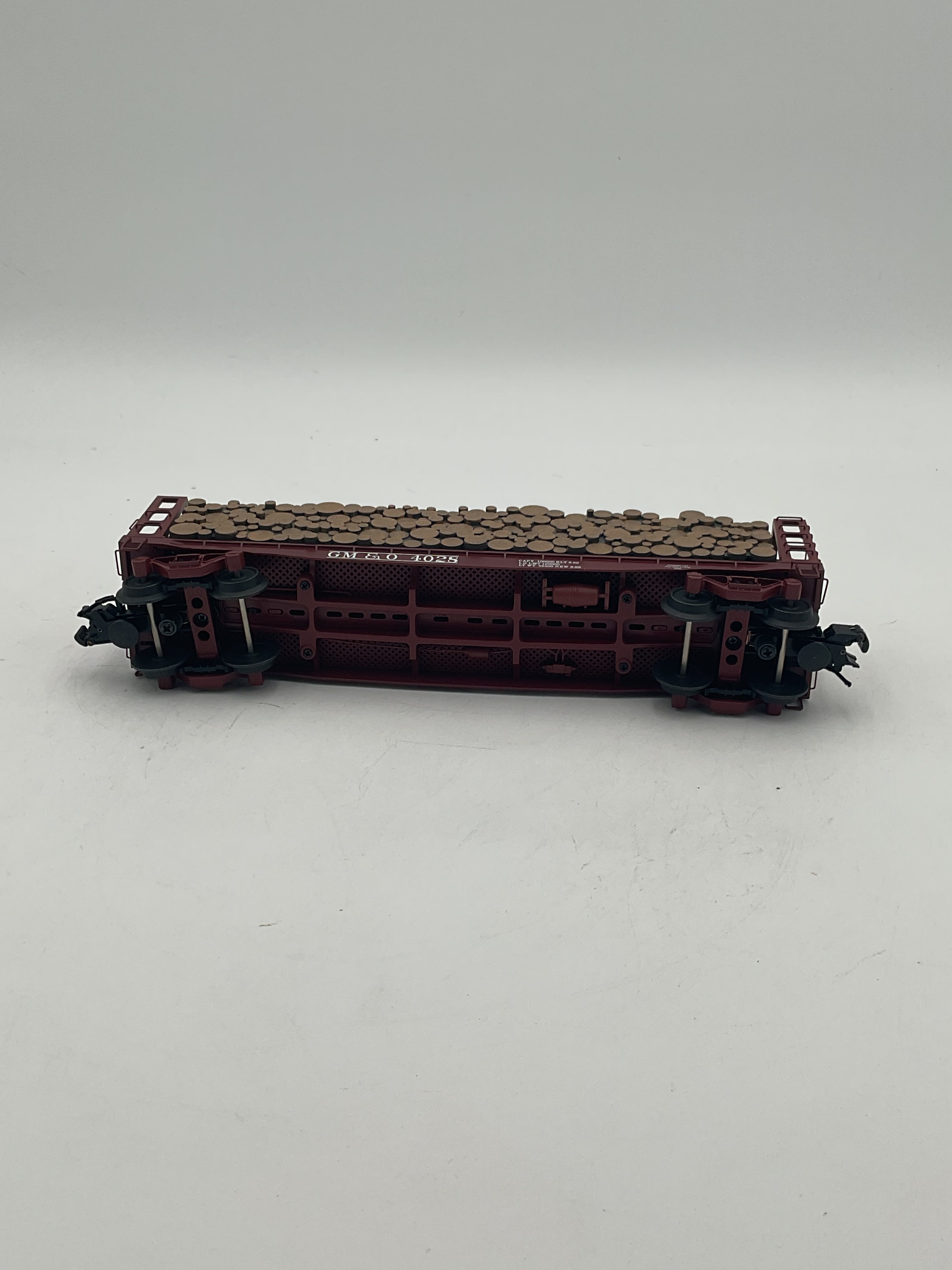 Atlas O 6284 Pulpwood  Flat Car Gulf Mobile & Ohio #4028 [3 Rail]