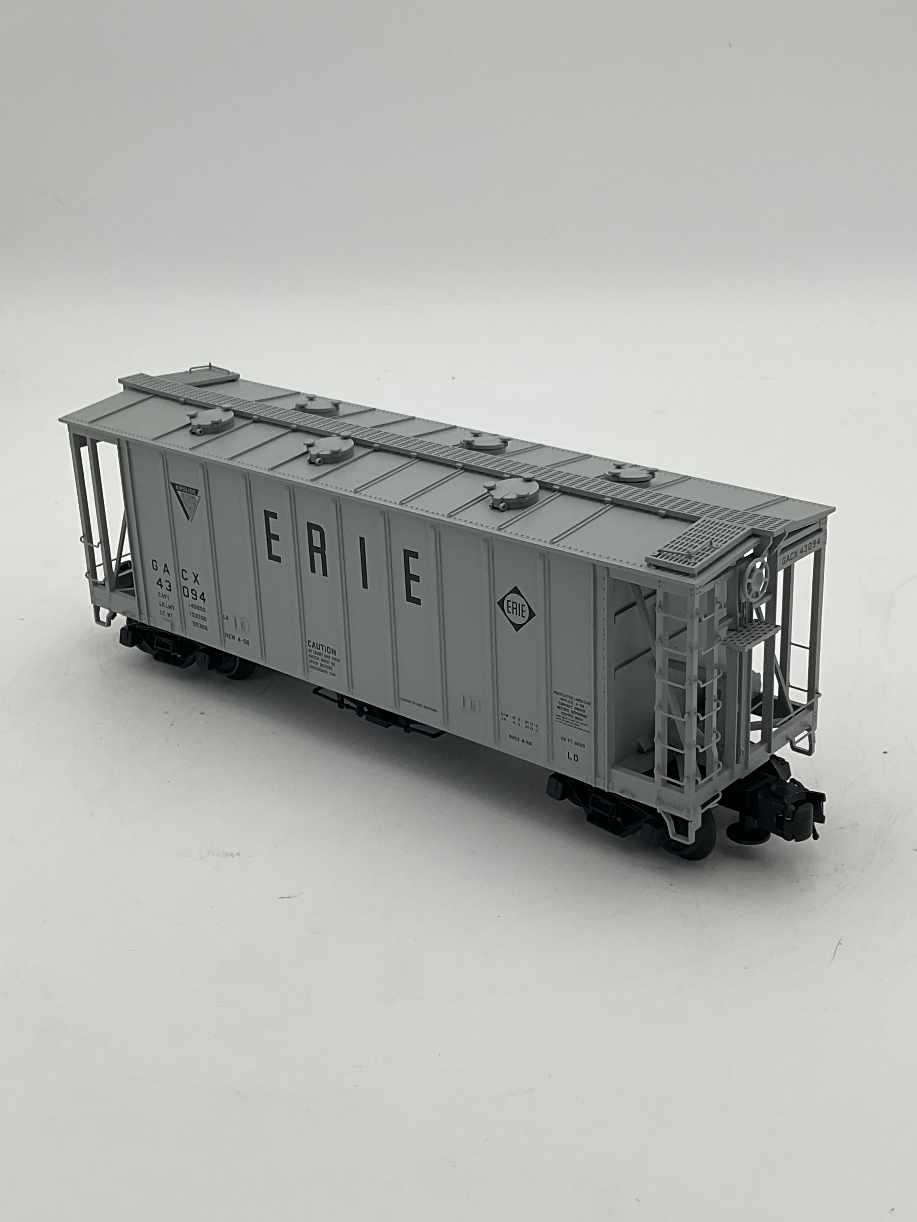Atlas O 6364-1 O 40’ Airslide Hopper Erie #43094 [3 Rail]