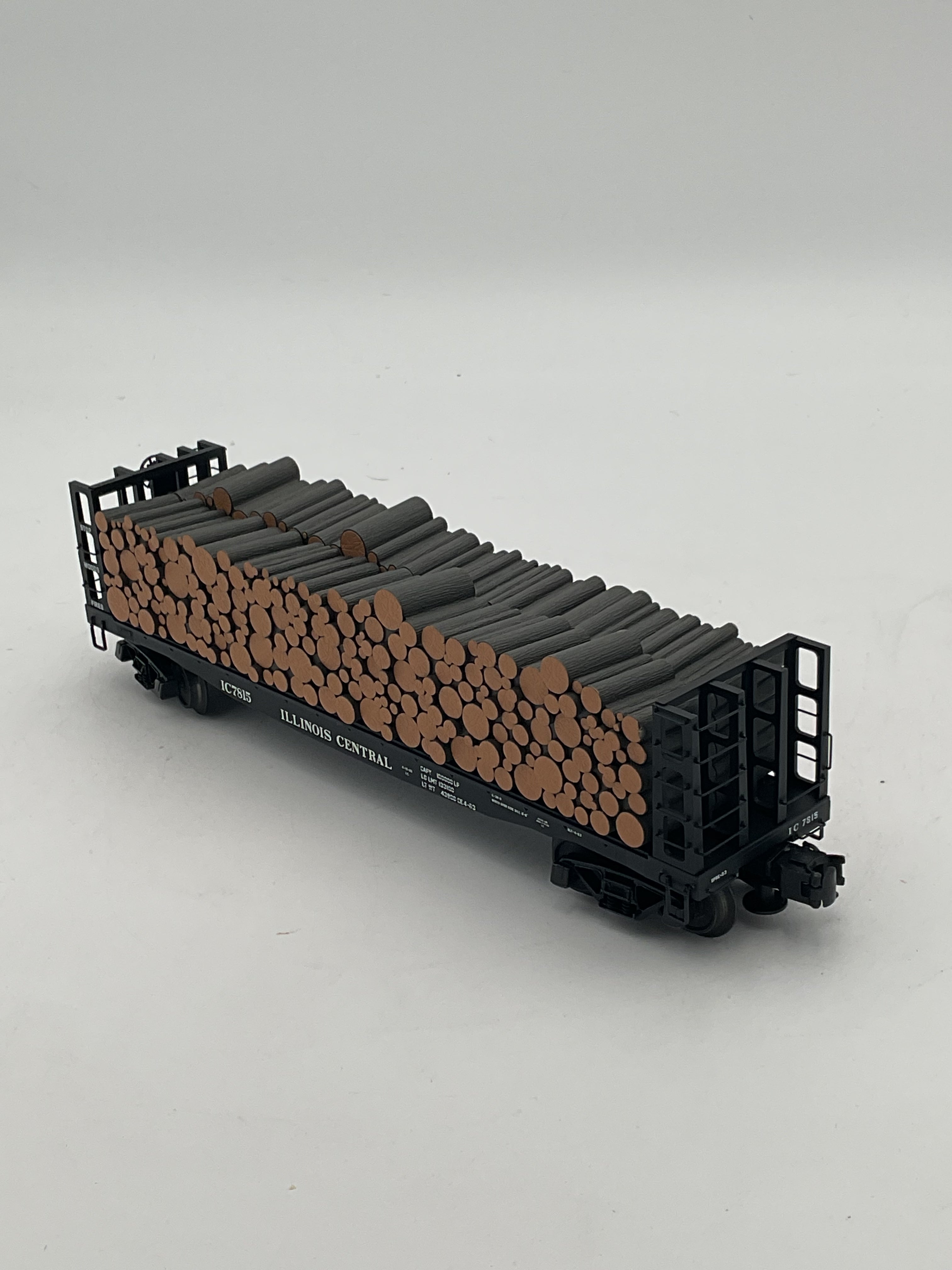 Atlas O 6279-1 GSC Pulpwood Flat Car Illinois Central #7815 (3-Rail)