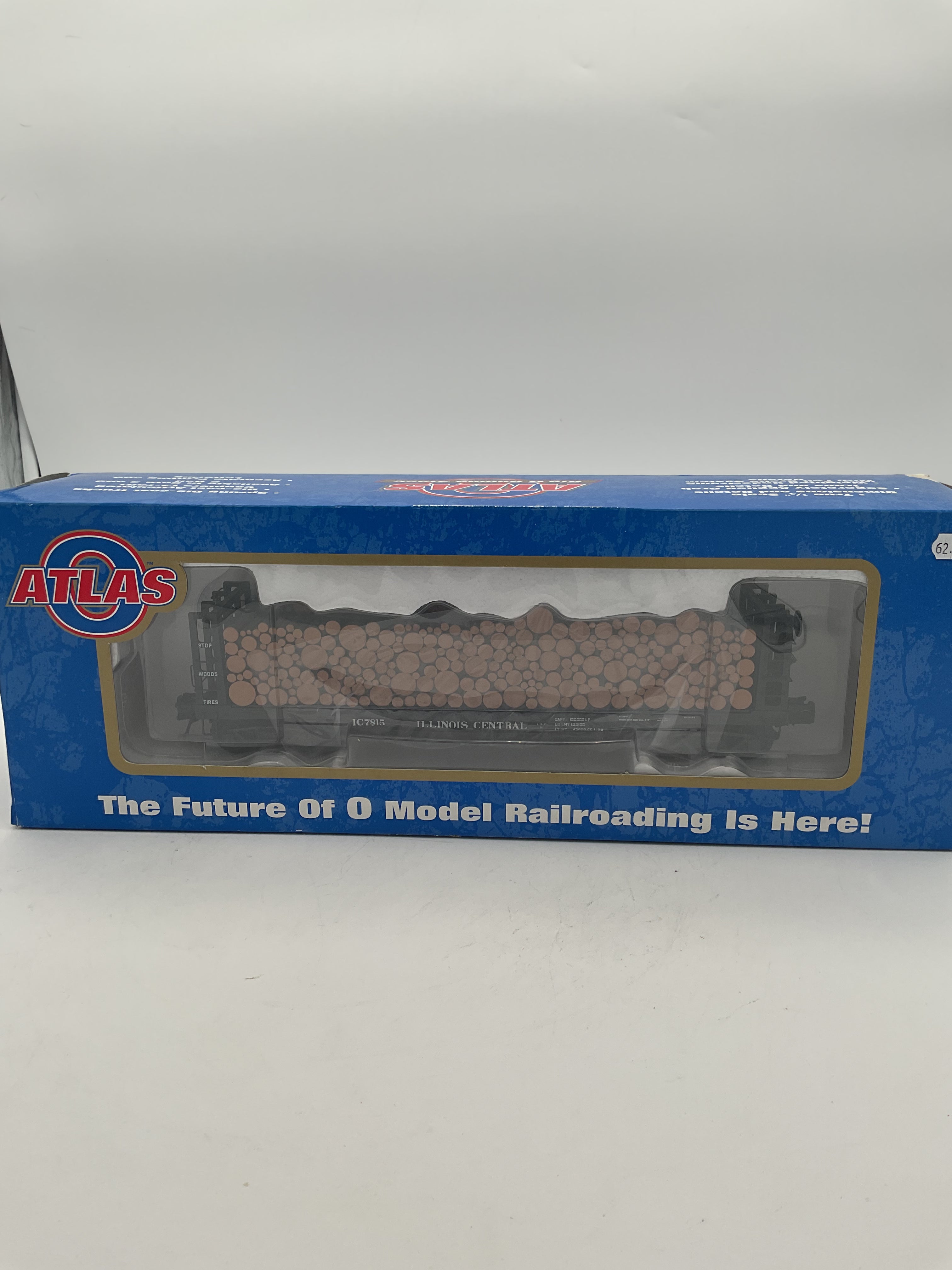 Atlas O 6279-1 GSC Pulpwood Flat Car Illinois Central #7815 (3-Rail)