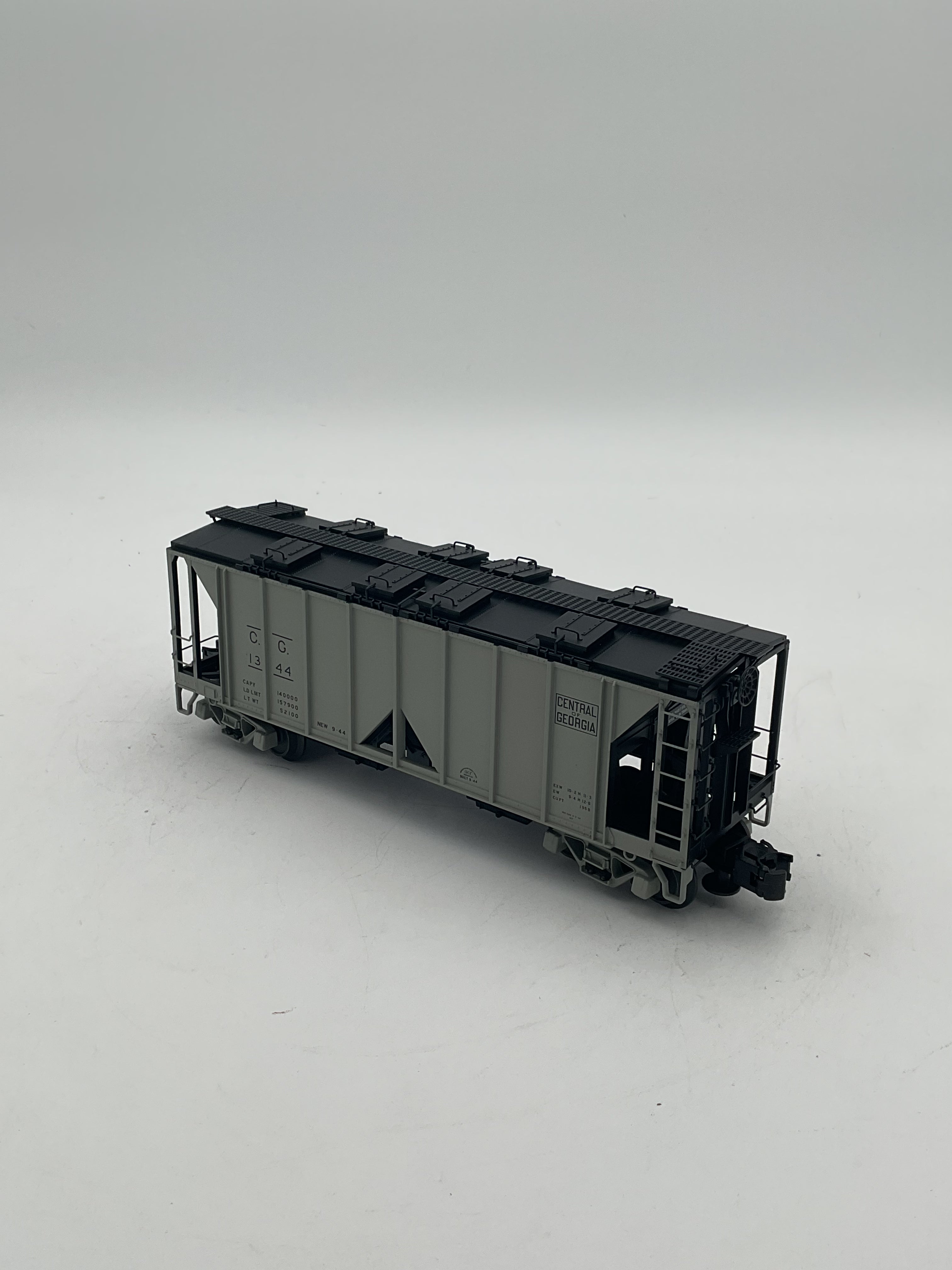 Atlas O 8360-2 ACF 70 Ton Covered Hopper Car Central of Georgia #1334 [3 Rail]