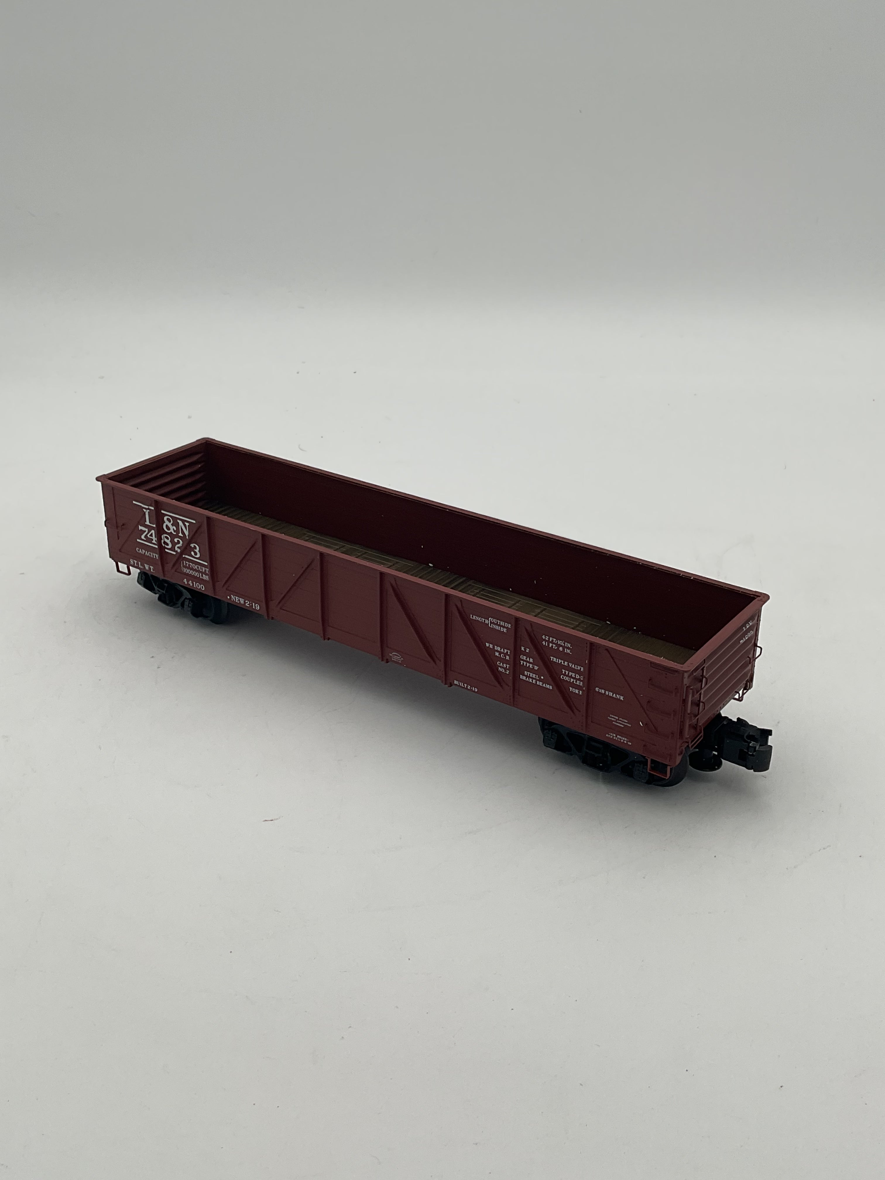 Atlas O 8907-3 40’ USRA Composite Gondolas Louisville & Nashville #74823 [3 Rail]