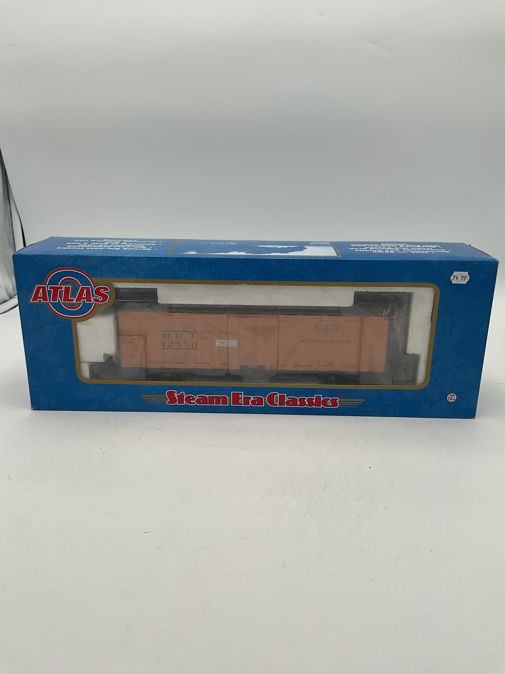 Atlas O 8529A 40’ Steel Reefer Car MDT/ GM&O #12530 [3 Rail]