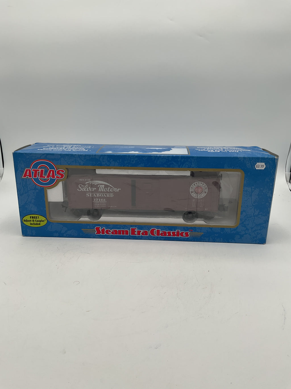 Atlas O 8754-3 1923 ARA 40’ Steel Box Car Seaboard Air Line #17161 [3 Rail]