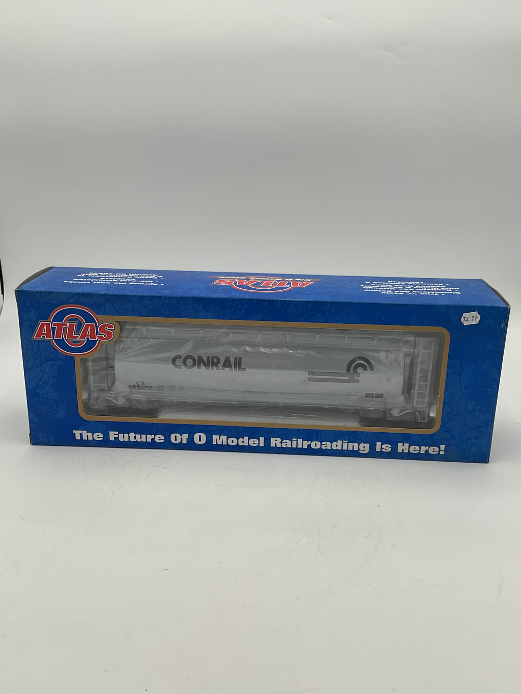 Atlas O 6302-1 ACF 3-Bay Cylindrical Hopper Conrail CR 885017