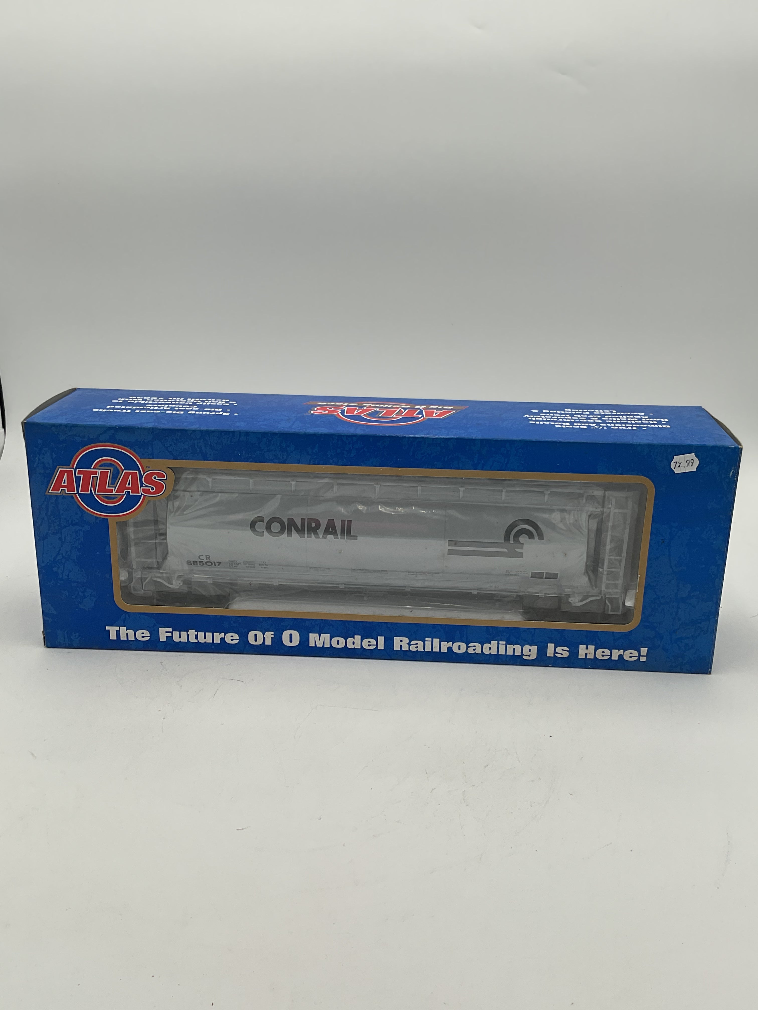 Atlas O 6302-1 ACF 3-Bay Cylindrical Hopper Conrail CR 885017