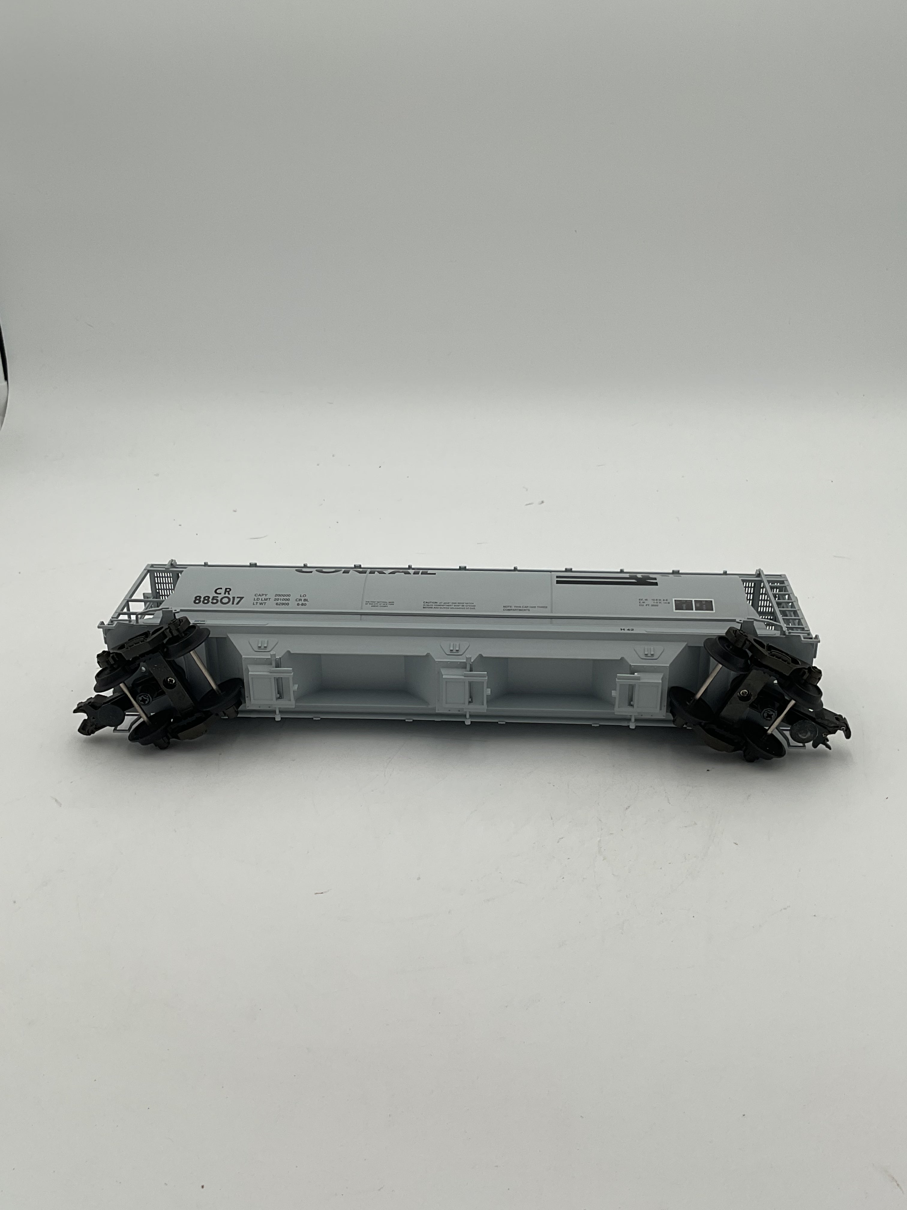 Atlas O 6302-1 ACF 3-Bay Cylindrical Hopper Conrail CR 885017