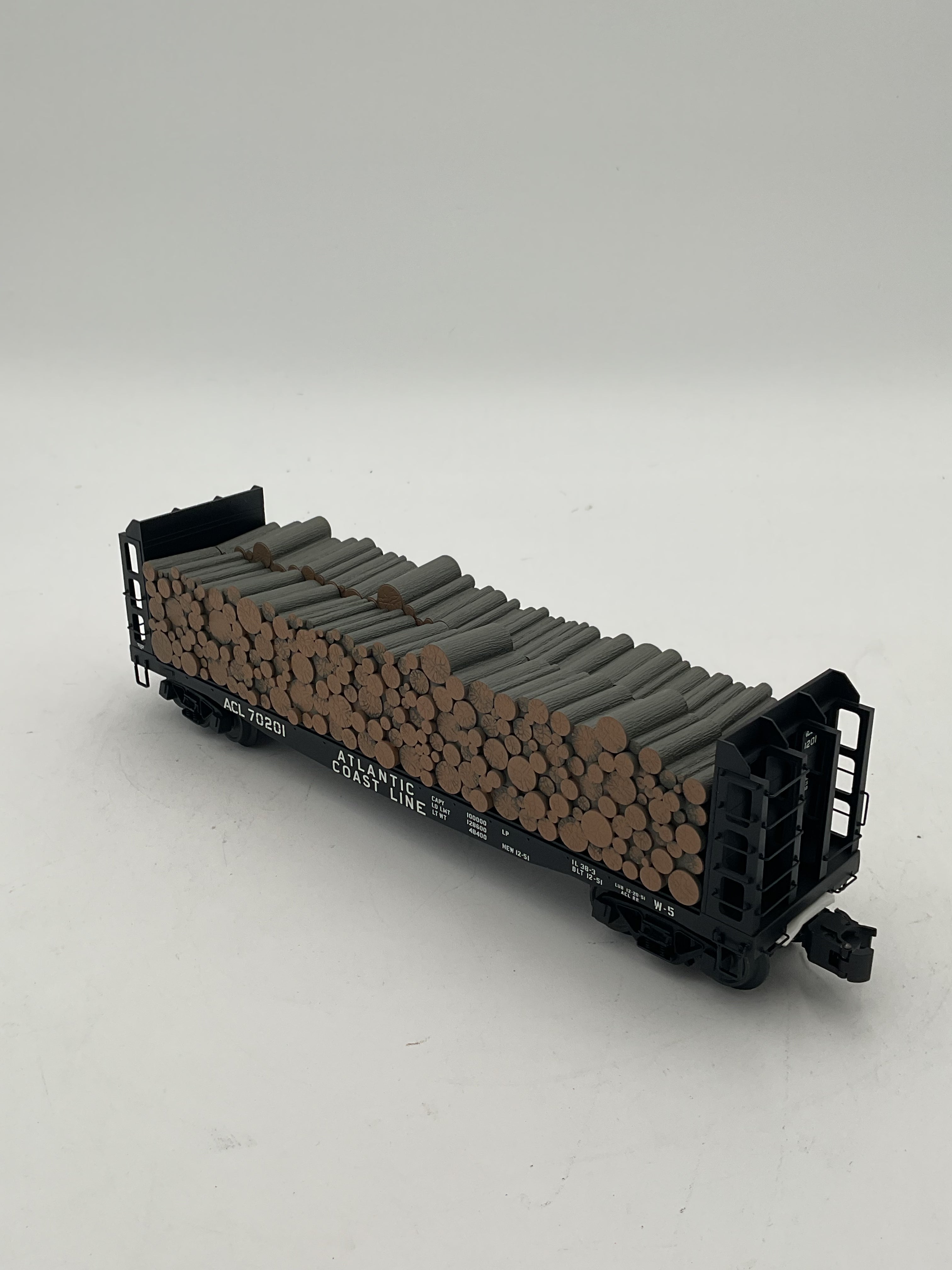 Atlas O 30033409-1 Pulpwood Flatcar Atlantic Coast Line #70201 [3 Rail]