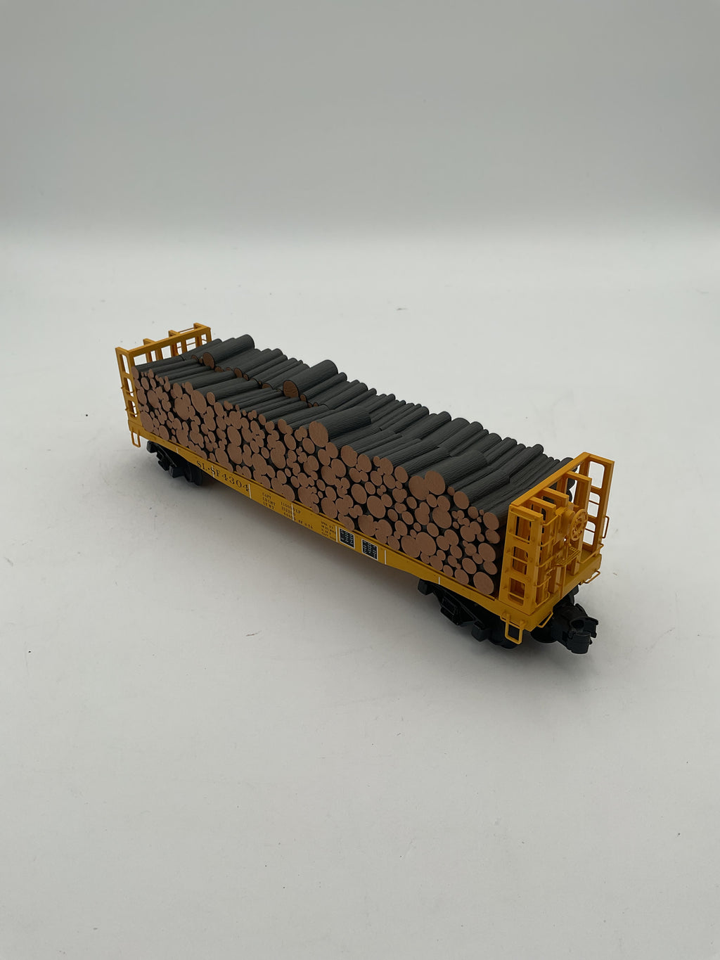 Atlas O 6278-1 GSC Pulpwood Flat Car Frisco #4304 (3 Rail)