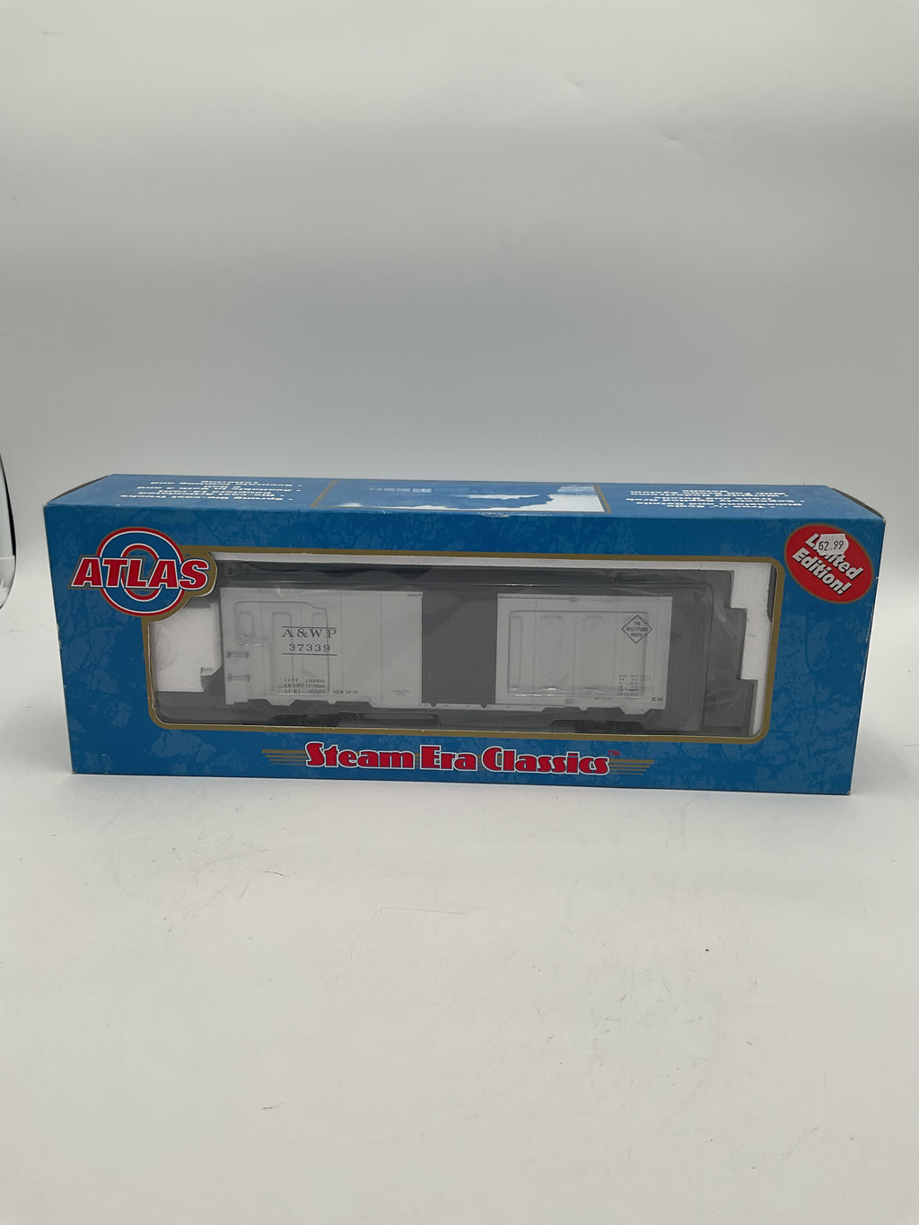 Atlas O 8574-2 1937 40’ AAR Single Door Box Car Atlanta & West Poit #37339 [3 Rail]