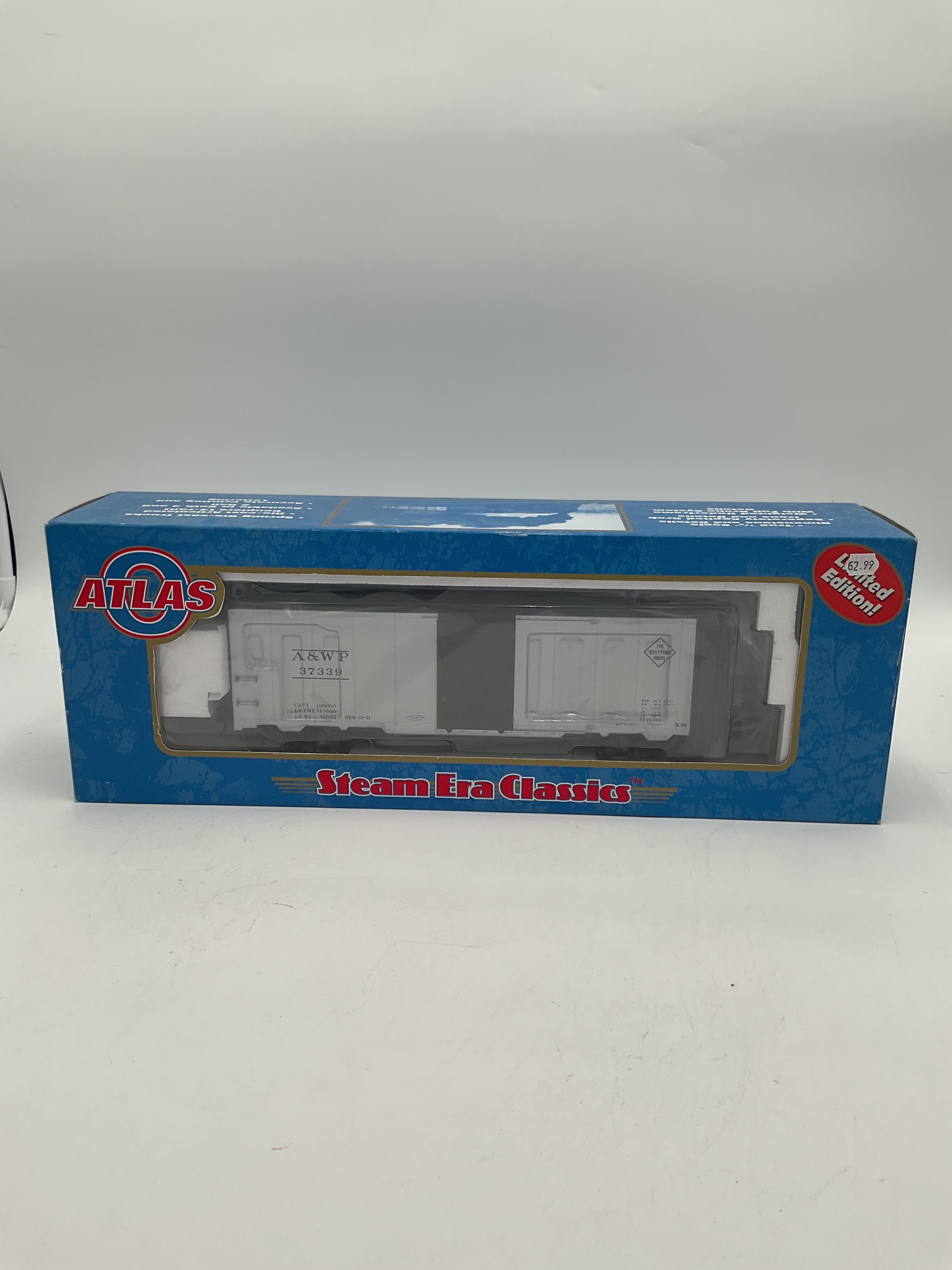 Atlas O 8574-2 1937 40’ AAR Single Door Box Car Atlanta & West Poit #37339 [3 Rail]
