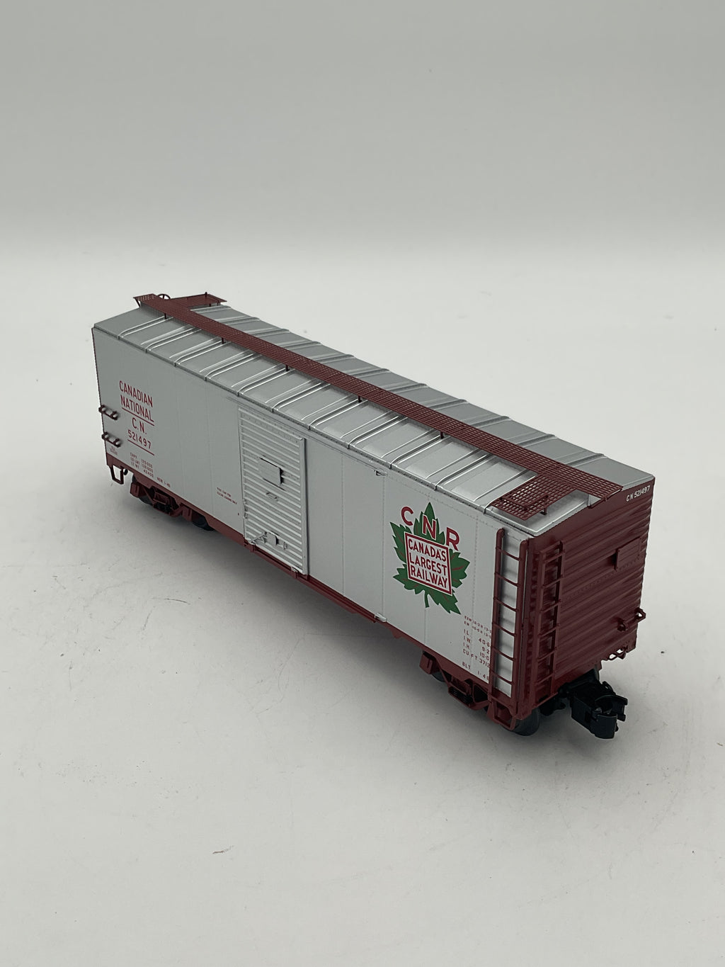 Atlas O 3001821S Canadian National 40’ 1937 AAR Single Door Box Car Road #52197 [3 Rail]